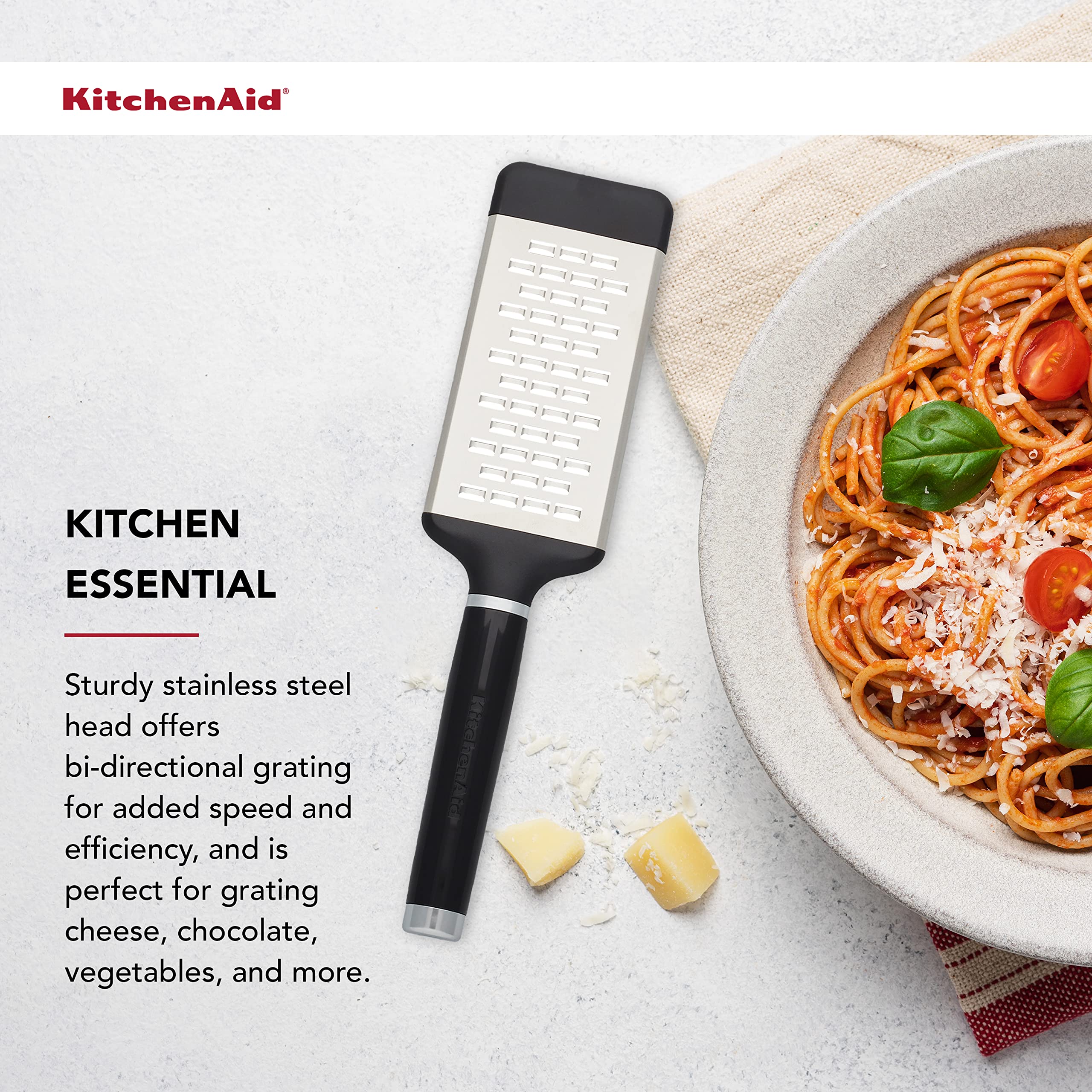 Foto 6 pulgar | Rallador Kitchenaid Classic Grabado En Negro Medio - Venta Internacional.
