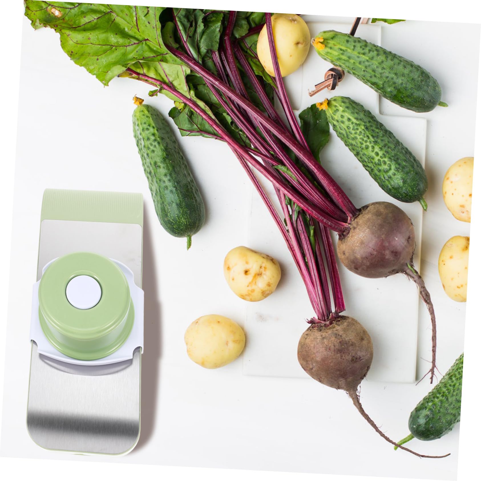 Foto 7 | Rallador De Patatas Multiusos Y Cortadora De Verduras Feltechelectr - Venta Internacional.