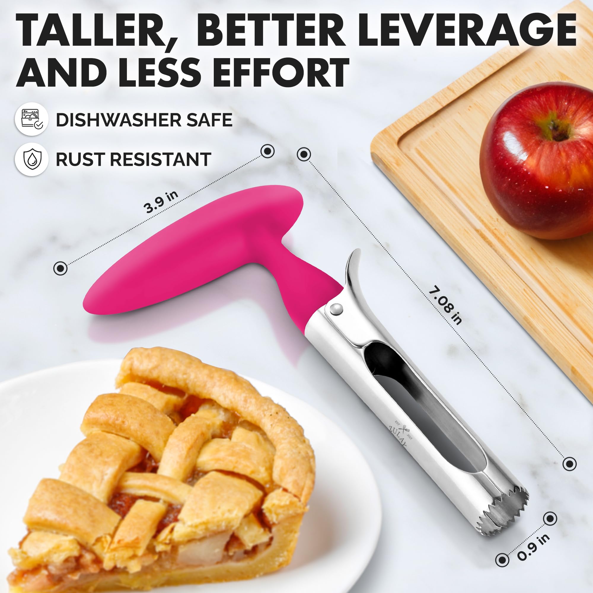 Foto 5 pulgar | Apple Corer Zulay Kitchen Premium Ultra Sharp De Acero Inoxidable - Venta Internacional.