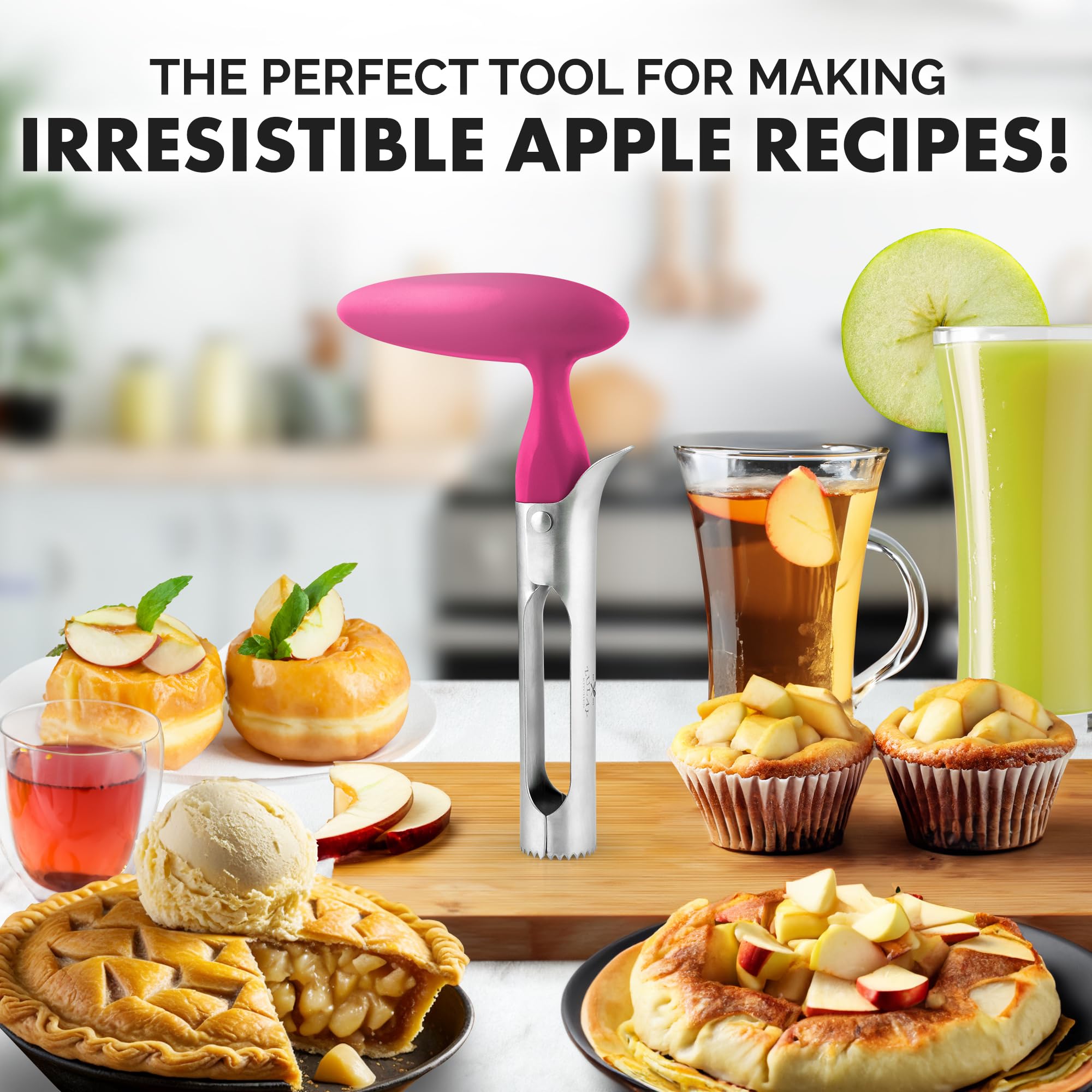 Foto 8 pulgar | Apple Corer Zulay Kitchen Premium Ultra Sharp De Acero Inoxidable - Venta Internacional.