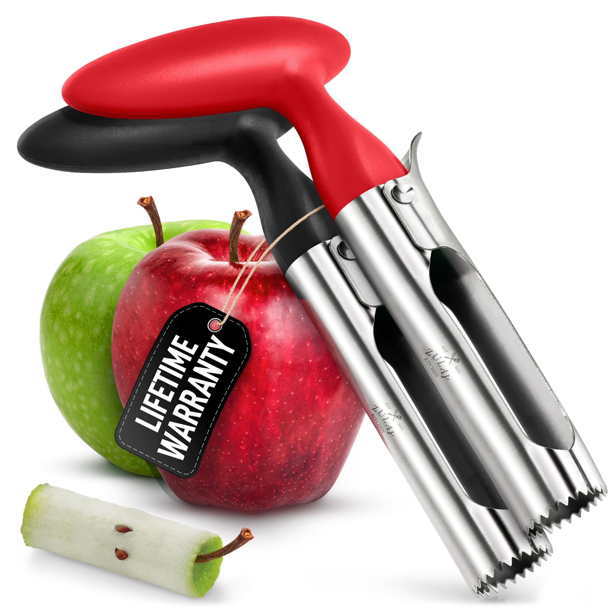 Herramienta Descorazonadora De Apple Zulay Kitchen Premium, Acero Ultra Afilado, Paquete De 2 - Venta Internacional.