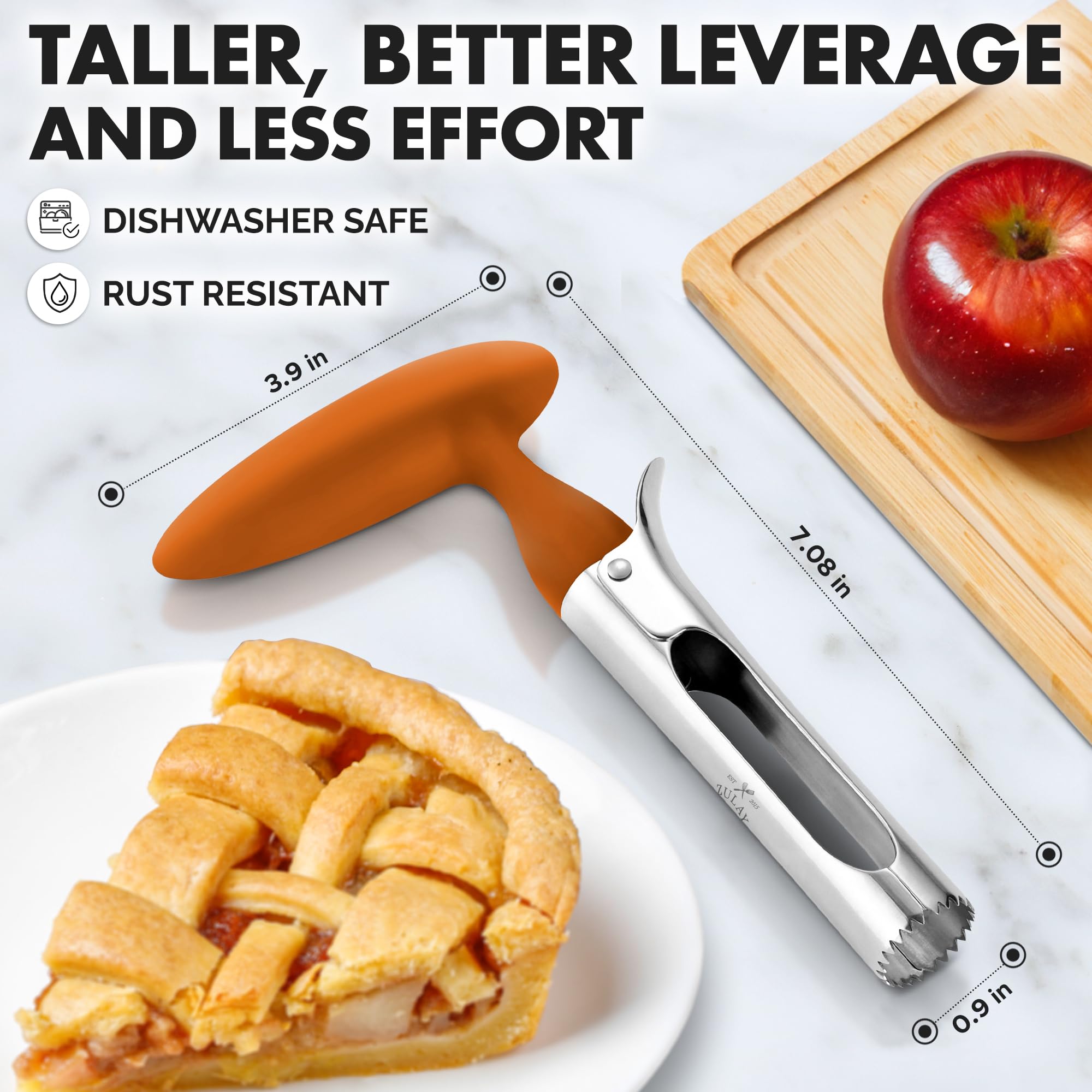 Foto 3 | Apple Corer Zulay Kitchen Premium Ultra Sharp De Acero Inoxidable - Venta Internacional.