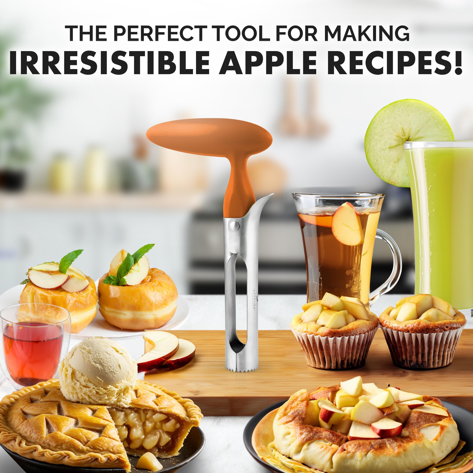 Foto 6 | Apple Corer Zulay Kitchen Premium Ultra Sharp De Acero Inoxidable - Venta Internacional.