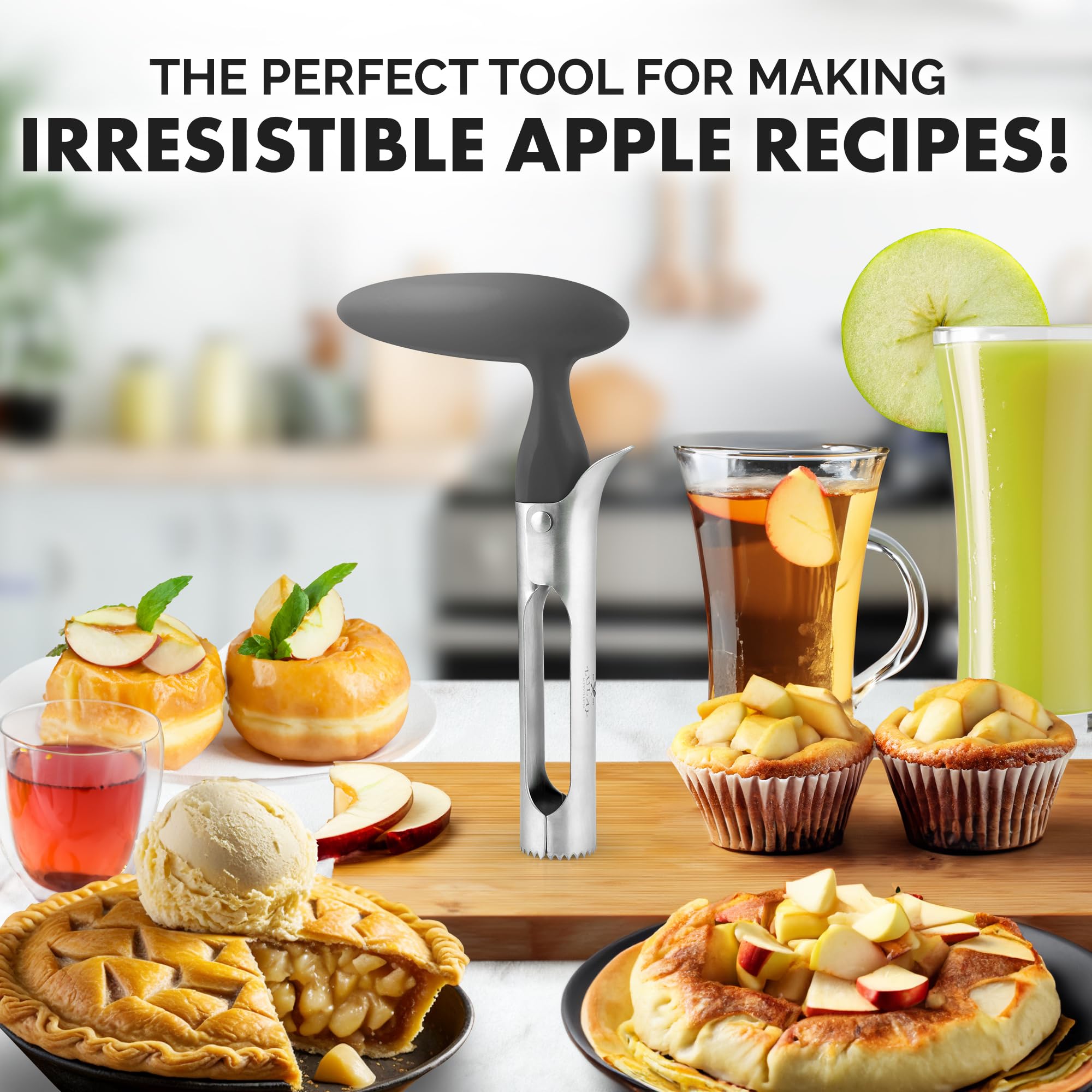 Foto 7 pulgar | Apple Corer Zulay Kitchen Premium Ultra Sharp De Acero Inoxidable - Venta Internacional.