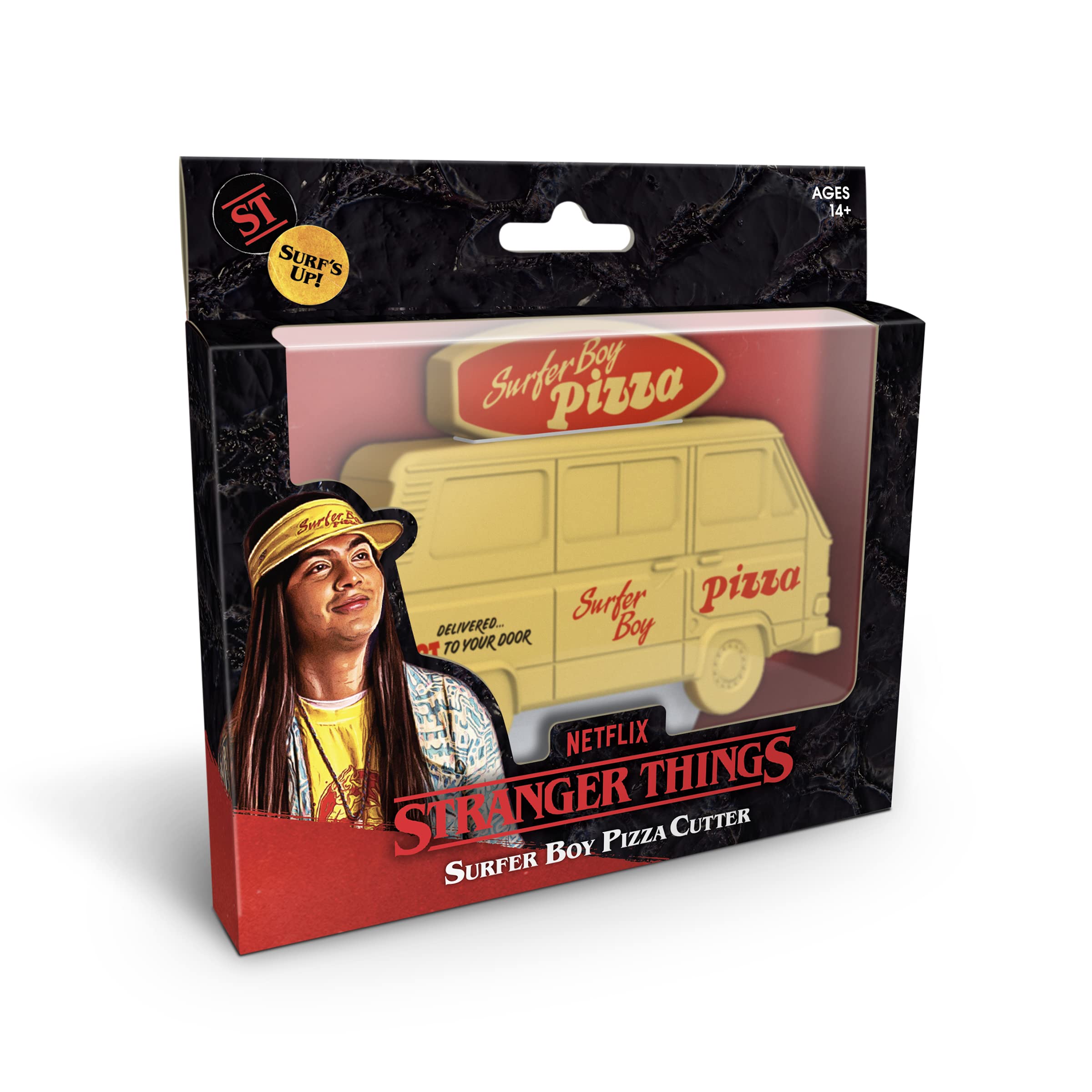 Foto 5 pulgar | Cortador De Pizza Original Fred Stranger Things Surfer Boy - Venta Internacional.