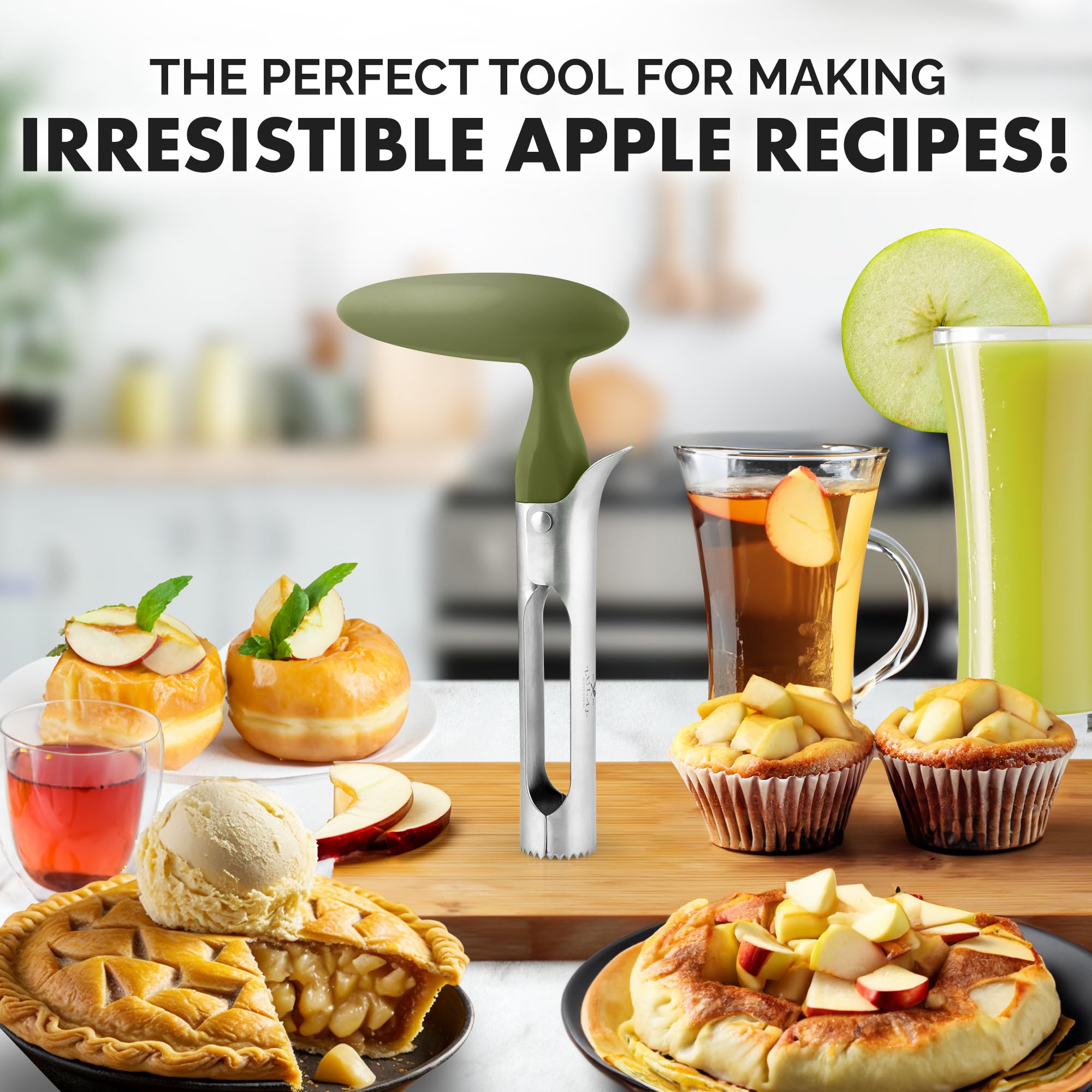 Foto 7 pulgar | Apple Corer Zulay Kitchen Premium Ultra Sharp De Acero Inoxidable - Venta Internacional.