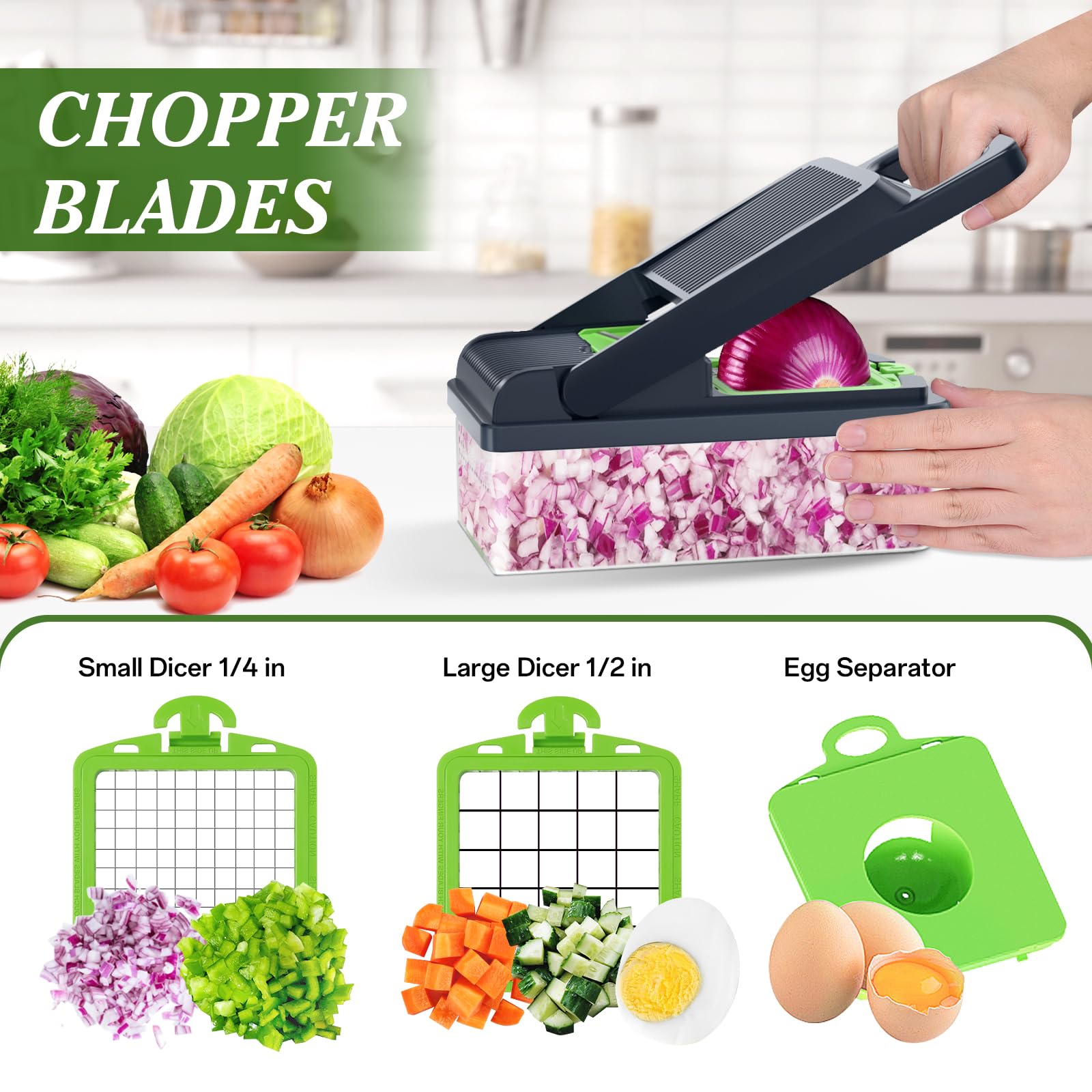 Foto 3 pulgar | Juego Multifuncional 12 En 1 De Picadora De Verduras Homehacks - Venta Internacional.