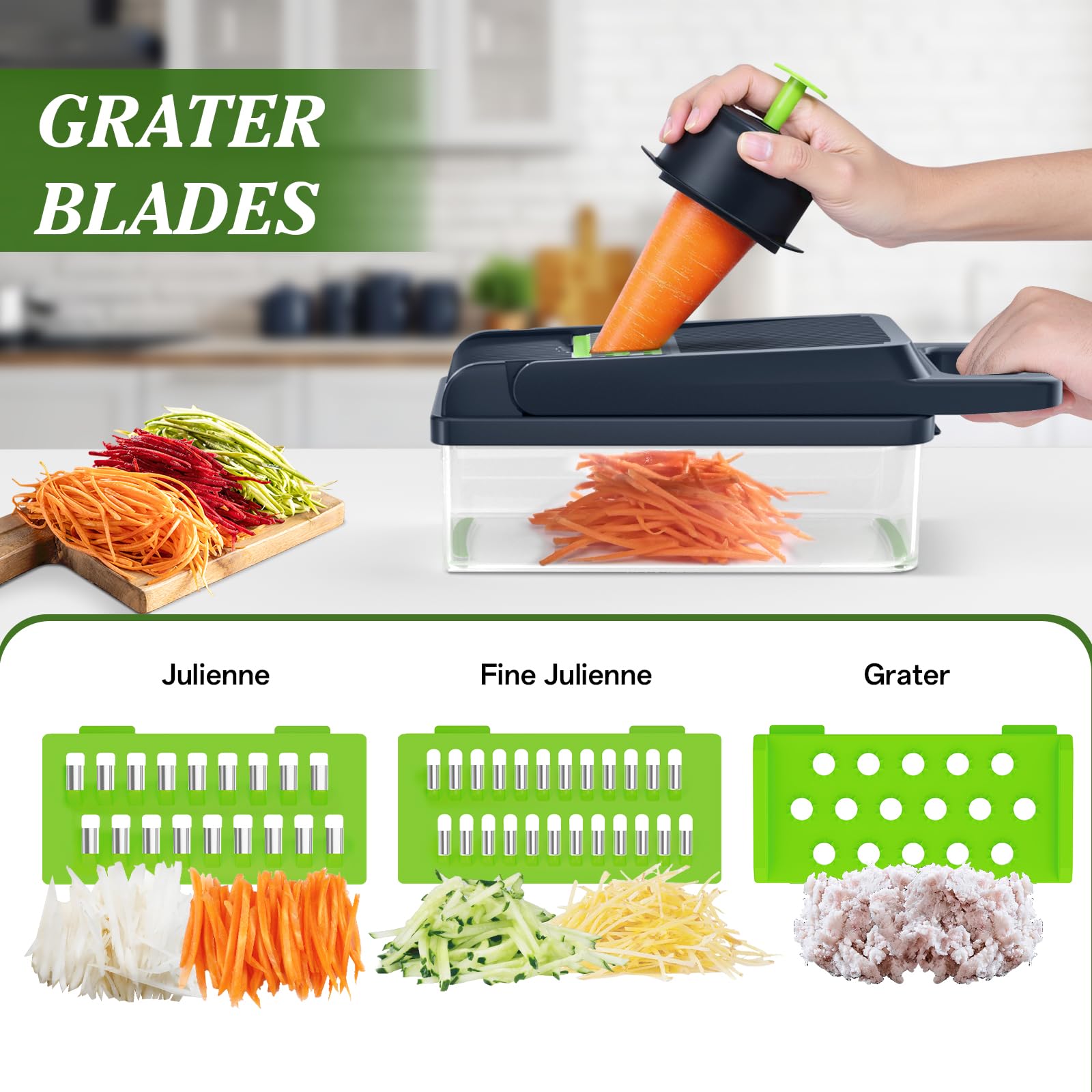 Foto 4 pulgar | Juego Multifuncional 12 En 1 De Picadora De Verduras Homehacks - Venta Internacional.