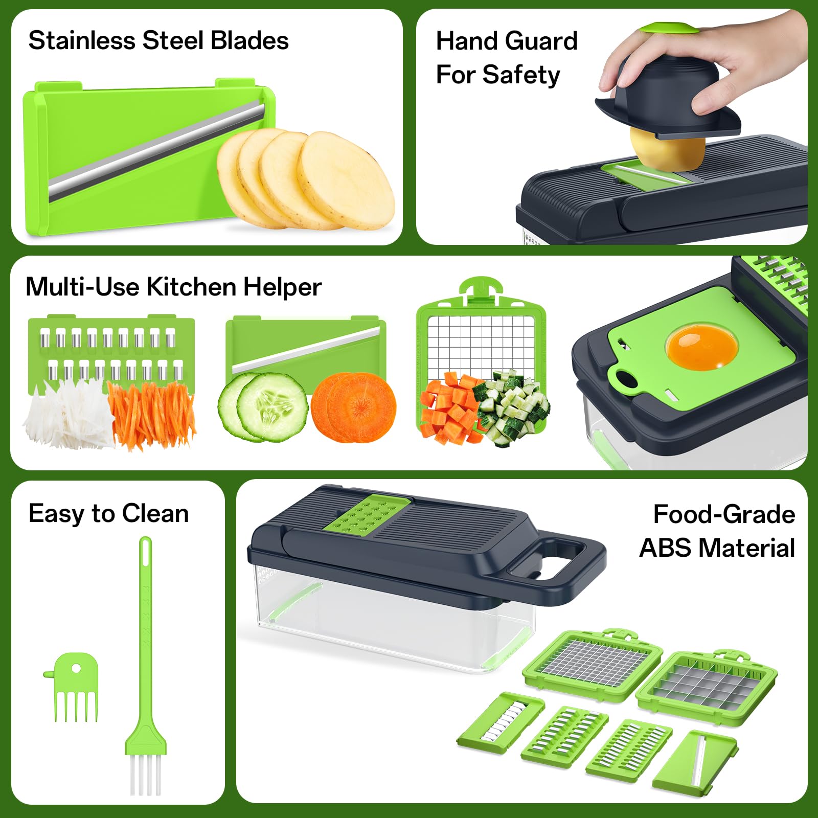 Foto 6 pulgar | Juego Multifuncional 12 En 1 De Picadora De Verduras Homehacks - Venta Internacional.