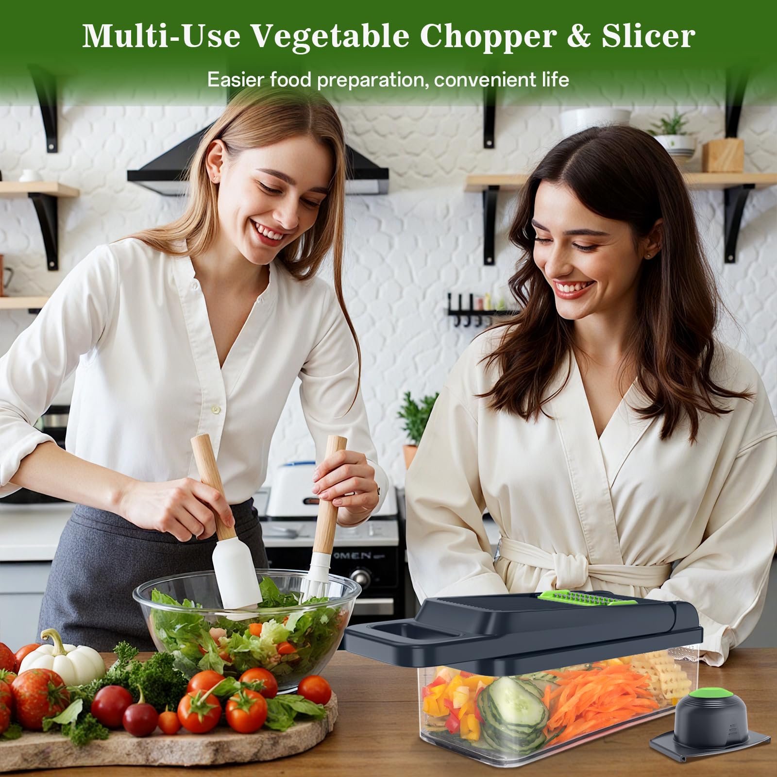 Foto 7 | Juego Multifuncional 12 En 1 De Picadora De Verduras Homehacks - Venta Internacional.
