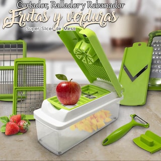 Foto 3 | Rallador Cortador Picador Rebanador Rayador Manual De Verduras Fruta Ensaladas Utensilios De Cocina Multifuncional