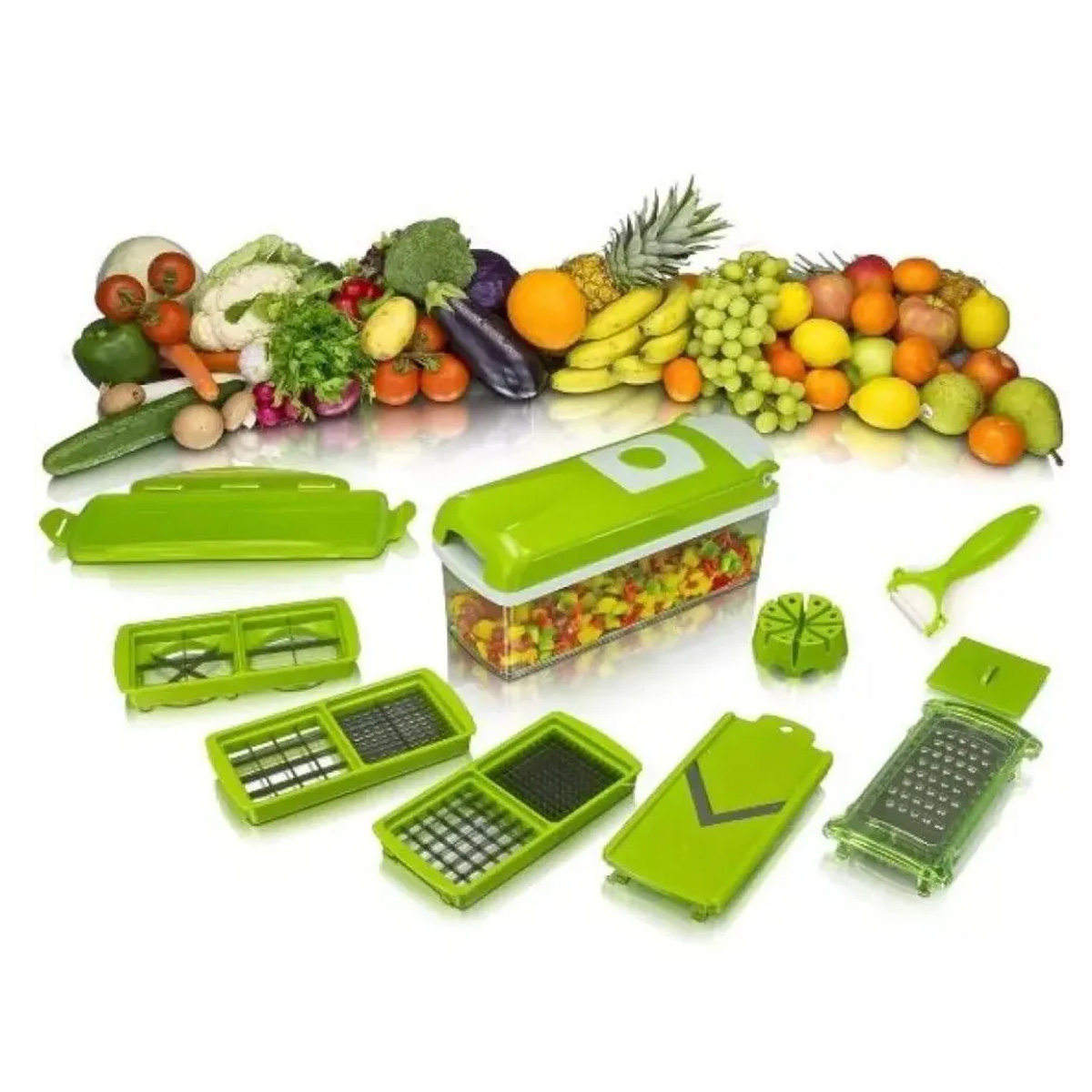 Foto 6 pulgar | Rallador Cortador Picador Rebanador Rayador Manual De Verduras Fruta Ensaladas Utensilios De Cocina Multifuncional