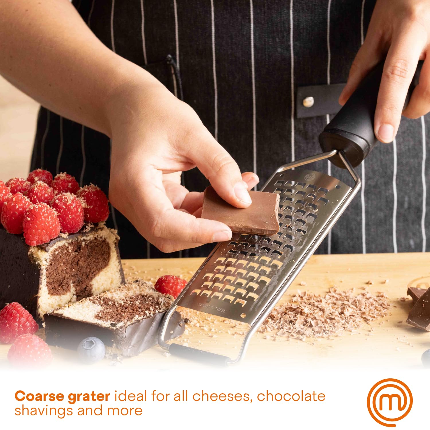 Foto 3 pulgar | Rallador De Queso Portátil Masterchef De Acero Inoxidable - Venta Internacional.