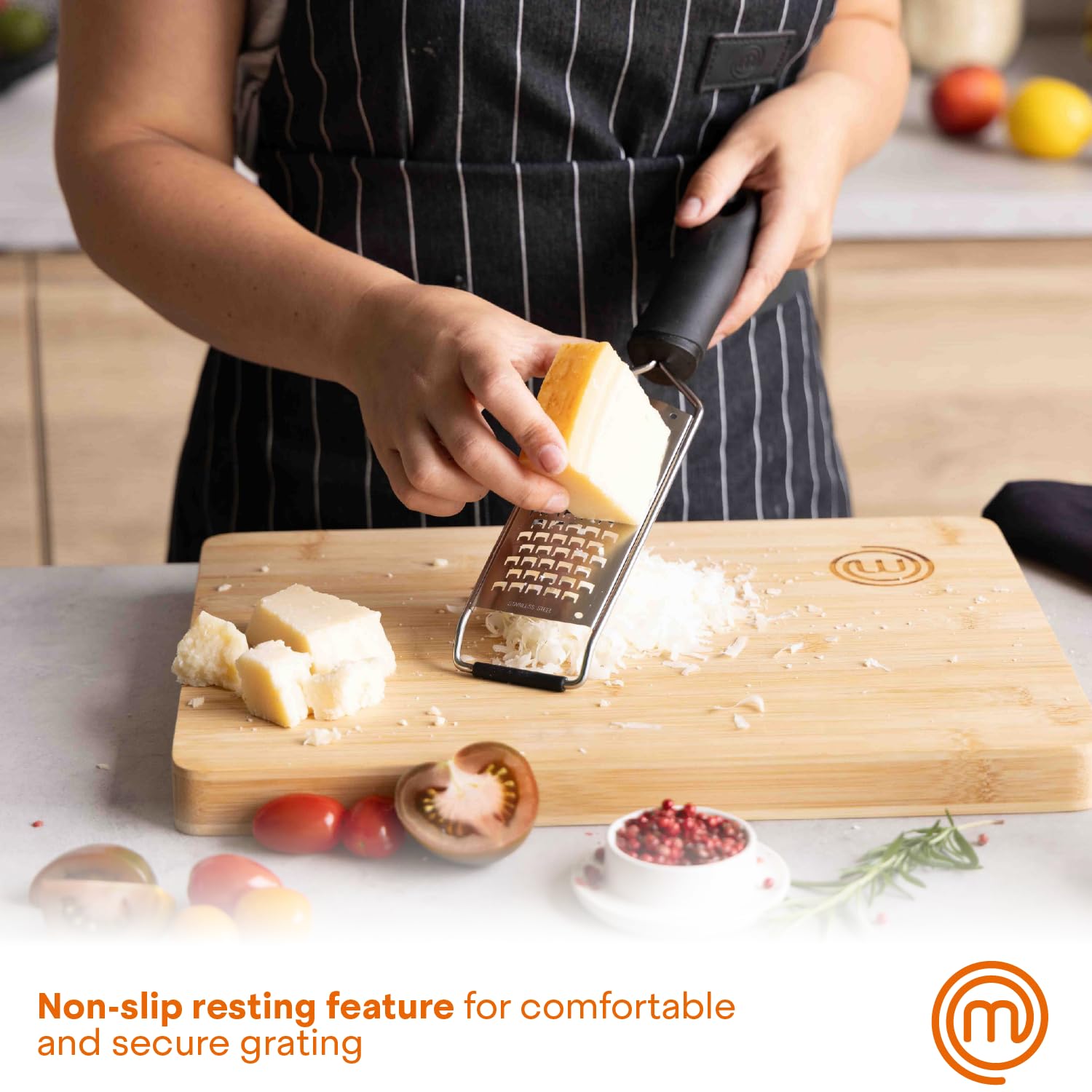 Foto 4 pulgar | Rallador De Queso Portátil Masterchef De Acero Inoxidable - Venta Internacional.