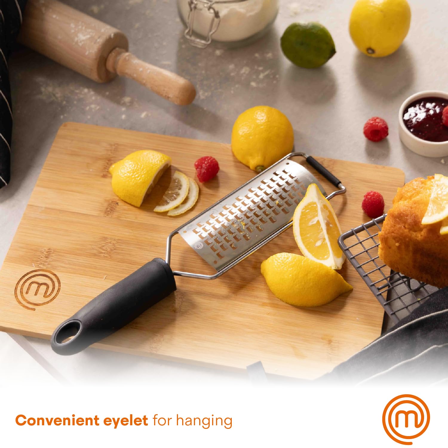 Foto 5 | Rallador De Queso Portátil Masterchef De Acero Inoxidable - Venta Internacional.
