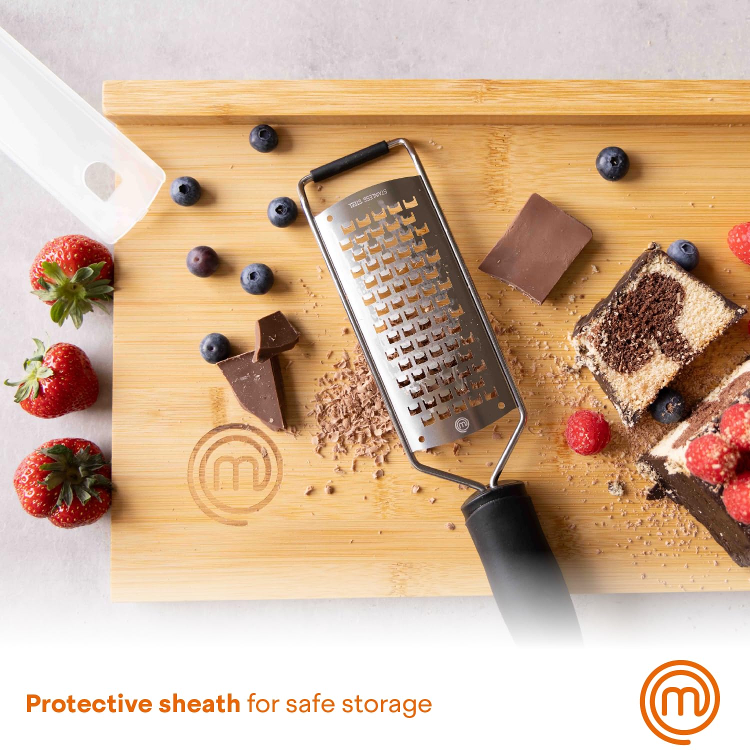 Foto 6 | Rallador De Queso Portátil Masterchef De Acero Inoxidable - Venta Internacional.