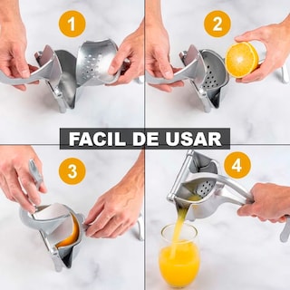 Foto 4 | Exprimidor de Frutas Kimhi Manual de Acero Inoxidable