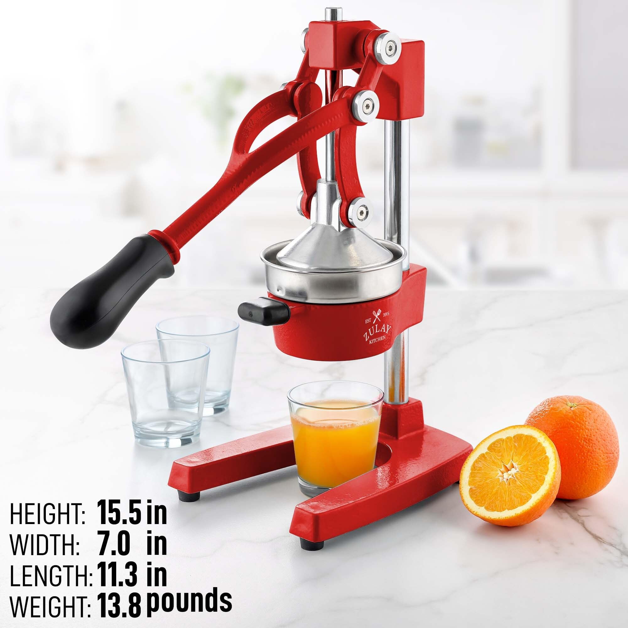 Foto 5 pulgar | Exprimidor De Zumo De Naranja Zulay Kitchen Zulay Kitchen, Hierro Fundido - Venta Internacional.