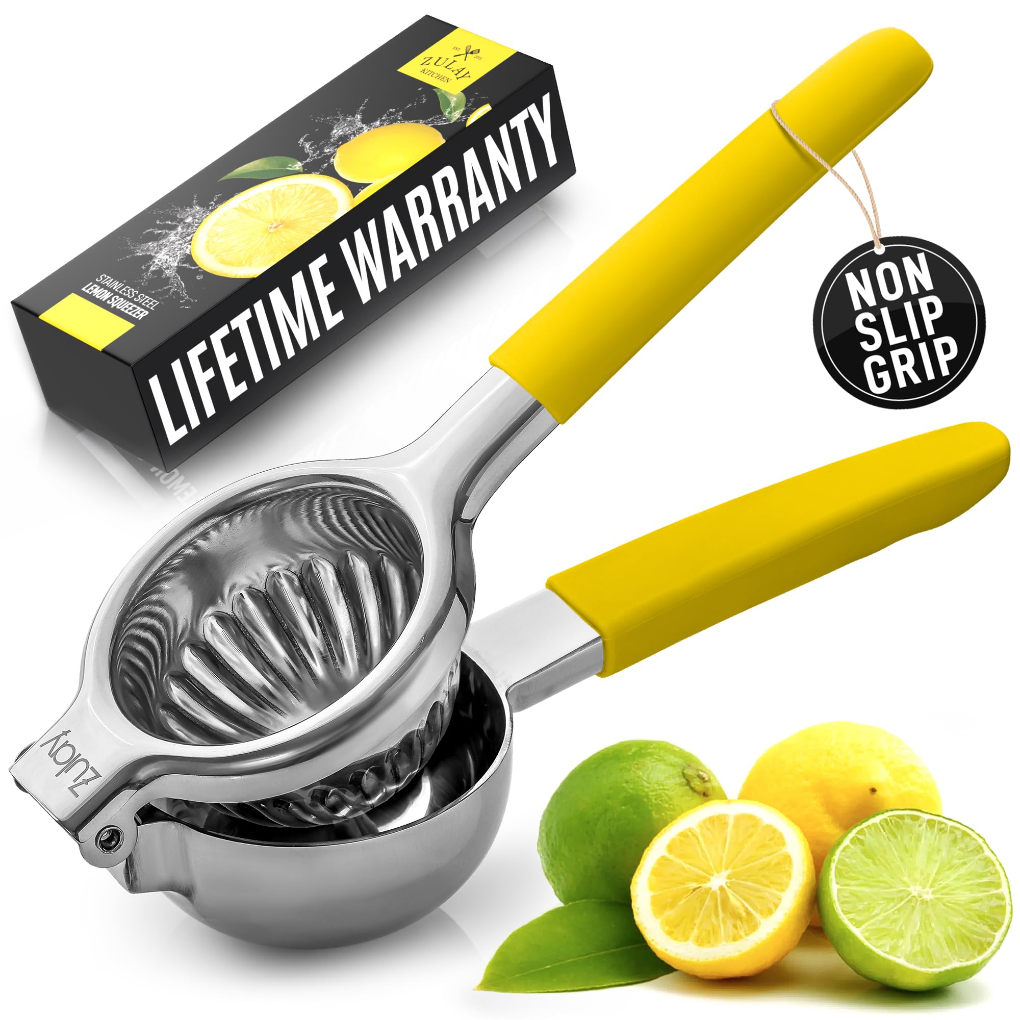 Foto 1 | Exprimidor de Limón Zulay Kitchen de Acero Inoxidable con Asas de Silicona - Venta Internacional