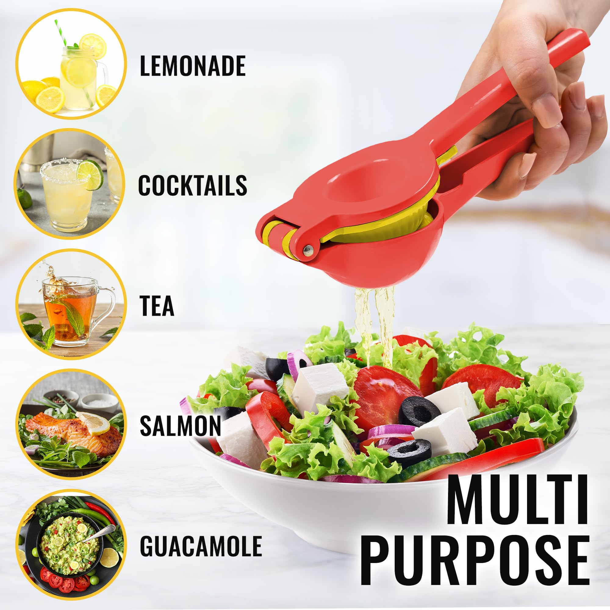 Foto 5 pulgar | Exprimidor de Limones Zulay Kitchen Metal 2 en 1 Manual Resistente - Venta Internacional