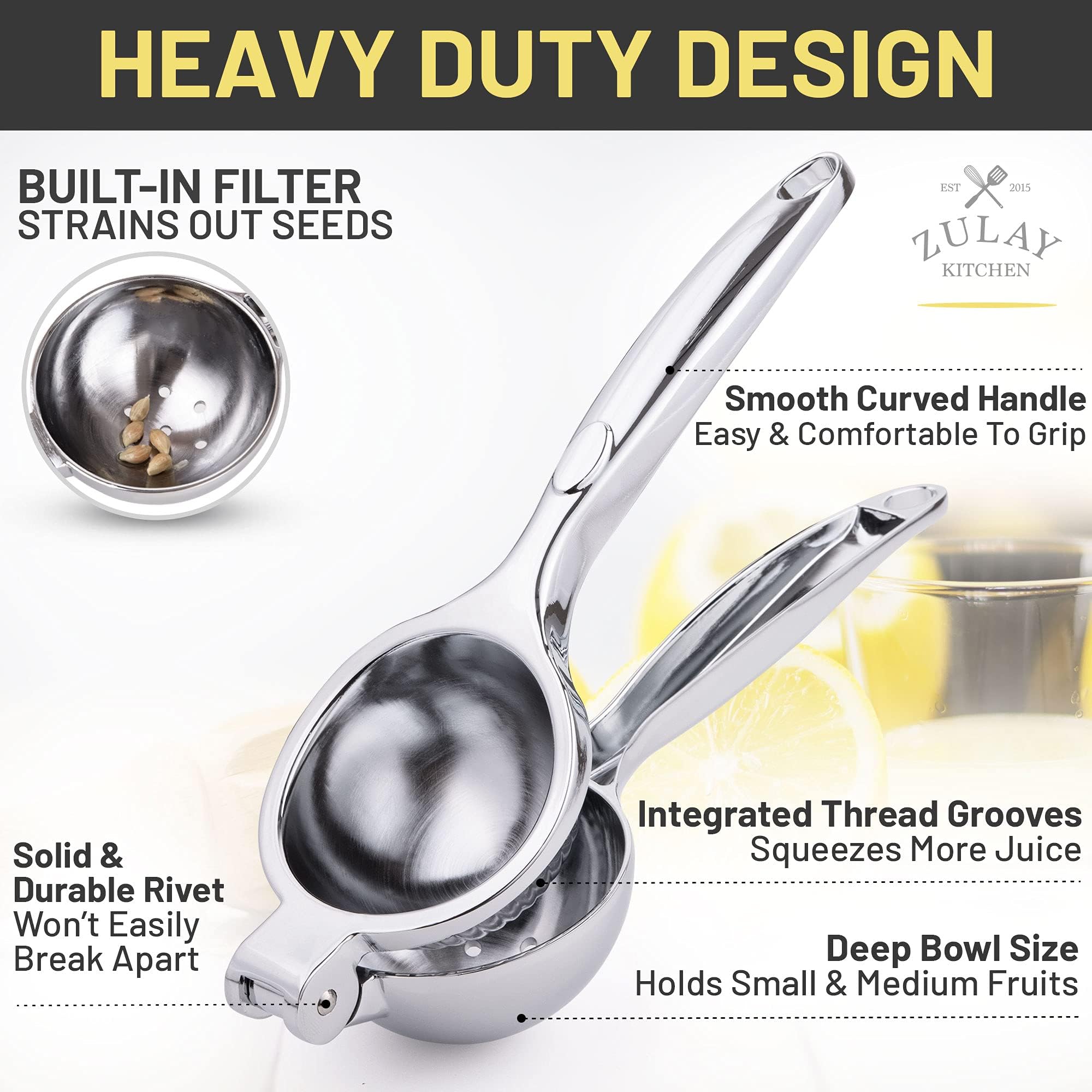 Foto 7 pulgar | Exprimidor de Limones Zulay Kitchen - Venta Internacional