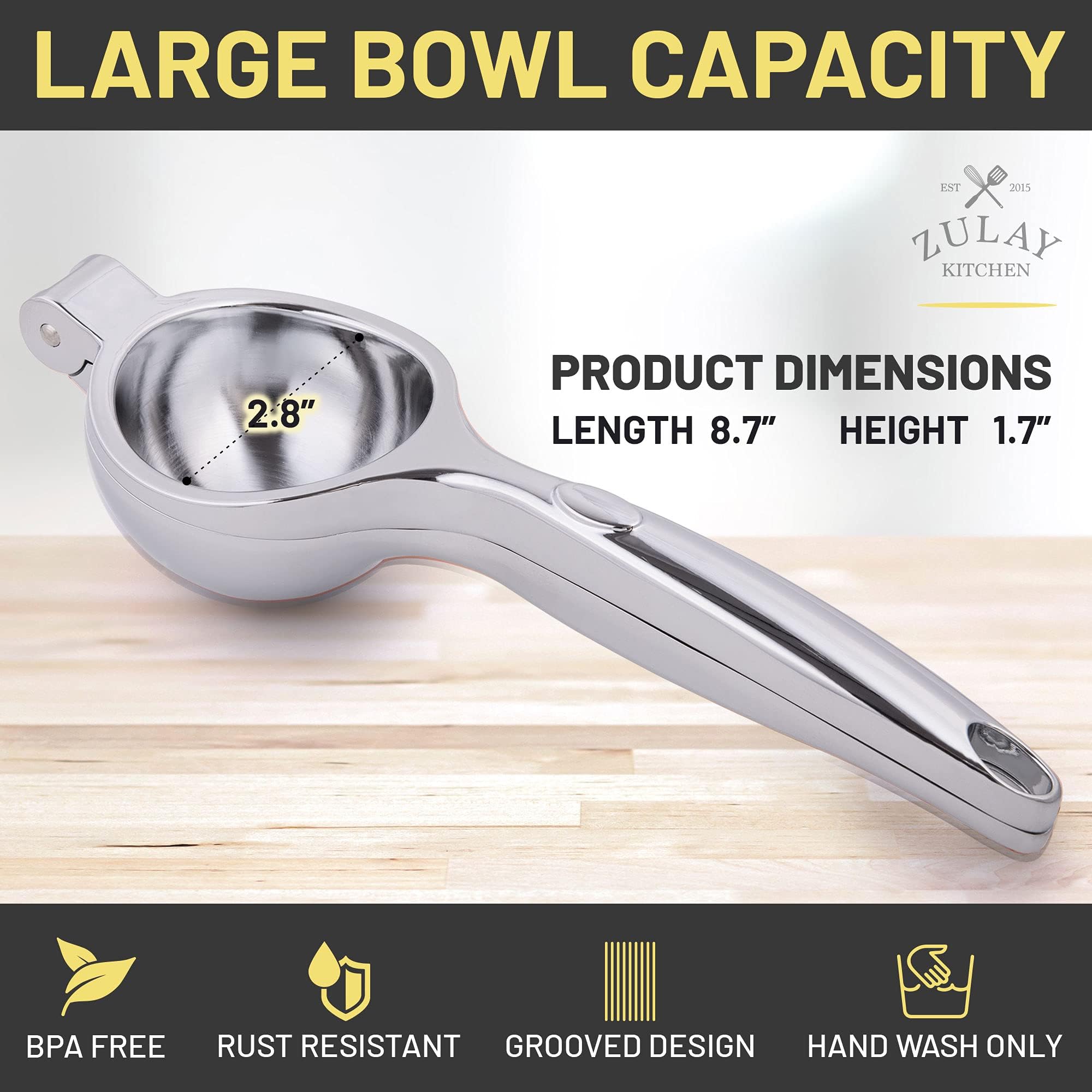 Foto 7 | Exprimidor de Limones Zulay Kitchen - Venta Internacional