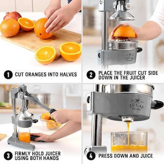 Foto 3 | Exprimidor de Zumo de Naranja Zulay Kitchen Zulay Kitchen Hierro Fundido - Venta Internacional