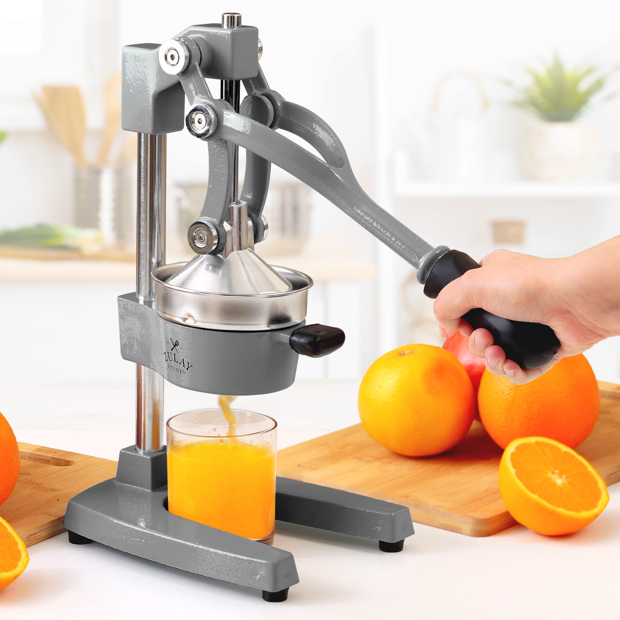 Foto 8 pulgar | Exprimidor de Zumo de Naranja Zulay Kitchen Zulay Kitchen Hierro Fundido - Venta Internacional
