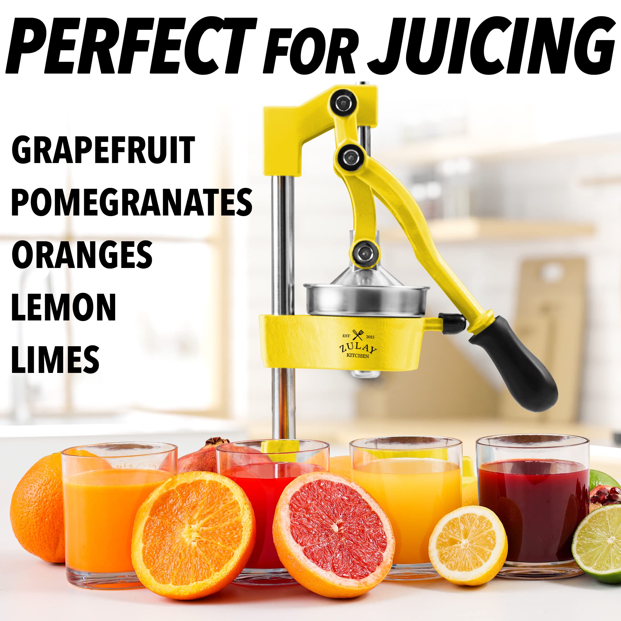 Foto 2 | Exprimidor de Zumo de Naranja Zulay Kitchen Hierro Fundido - Venta Internacional