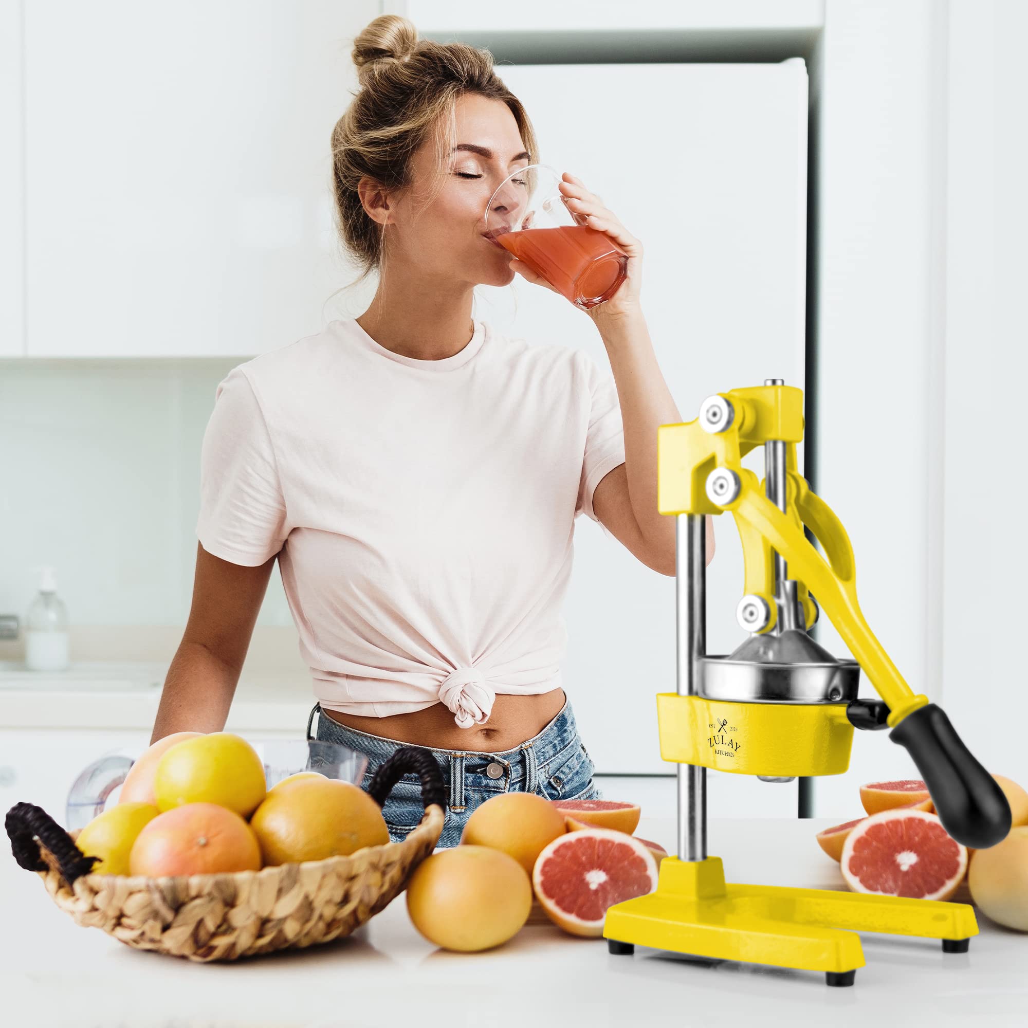 Foto 7 pulgar | Exprimidor de Zumo de Naranja Zulay Kitchen Hierro Fundido - Venta Internacional