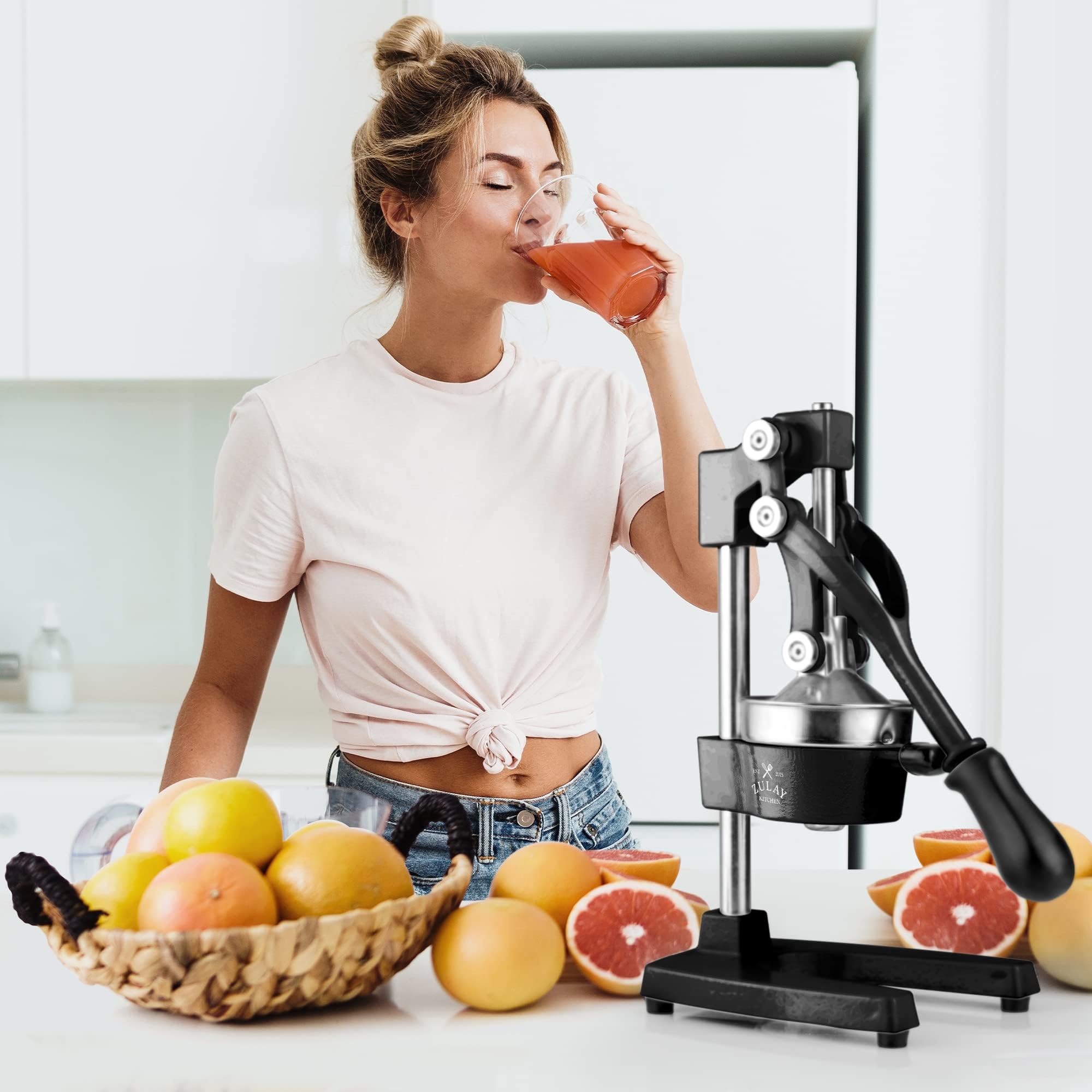 Foto 4 pulgar | Exprimidor Manual Zulay Kitchen Negro-Venta Internacional