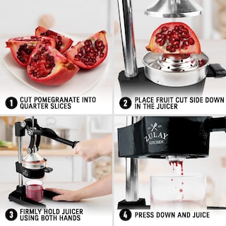 Foto 5 | Exprimidor Manual Zulay Kitchen Negro-Venta Internacional
