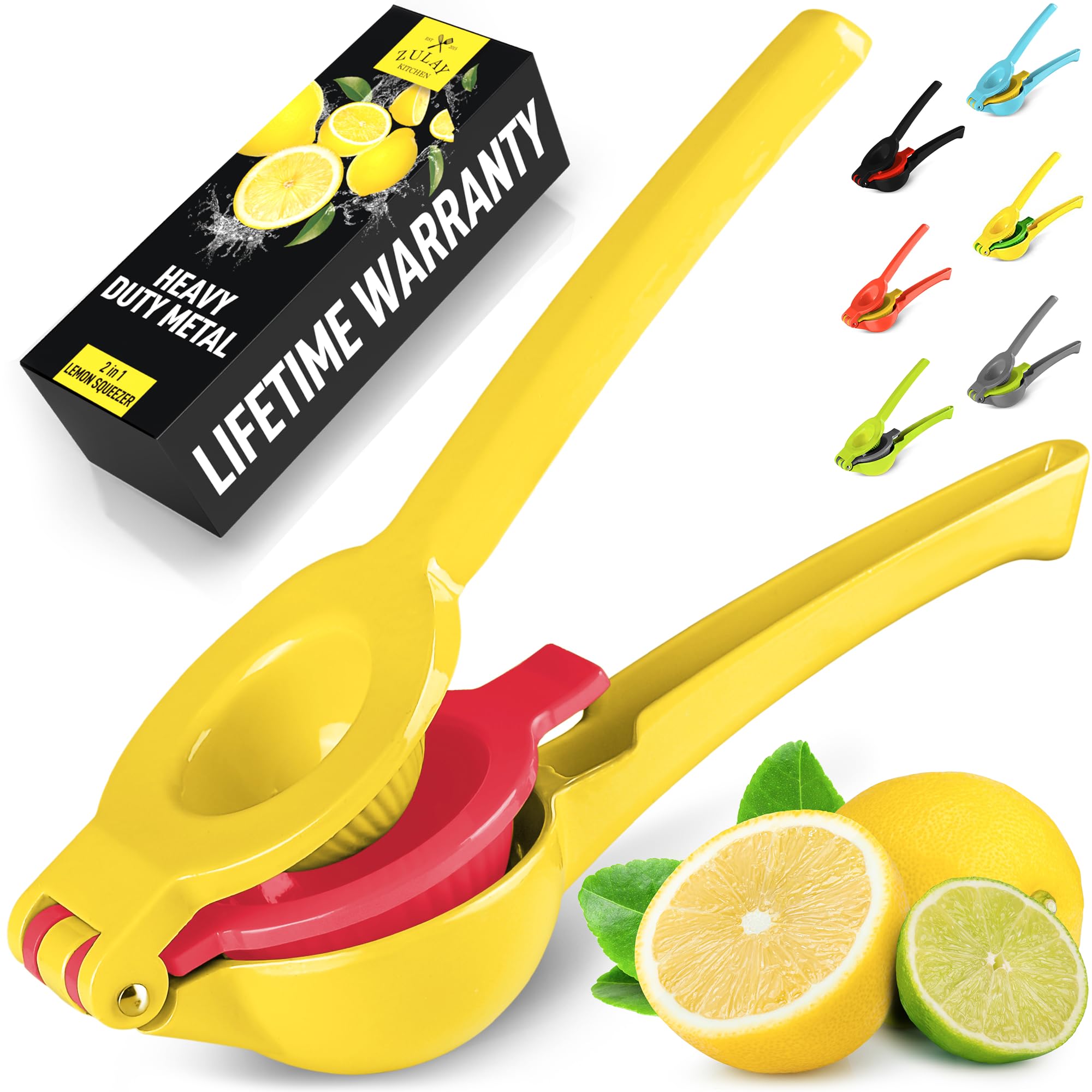 Exprimidor de Limones Zulay Kitchen Metal 2 en 1 Manual - Venta Internacional
