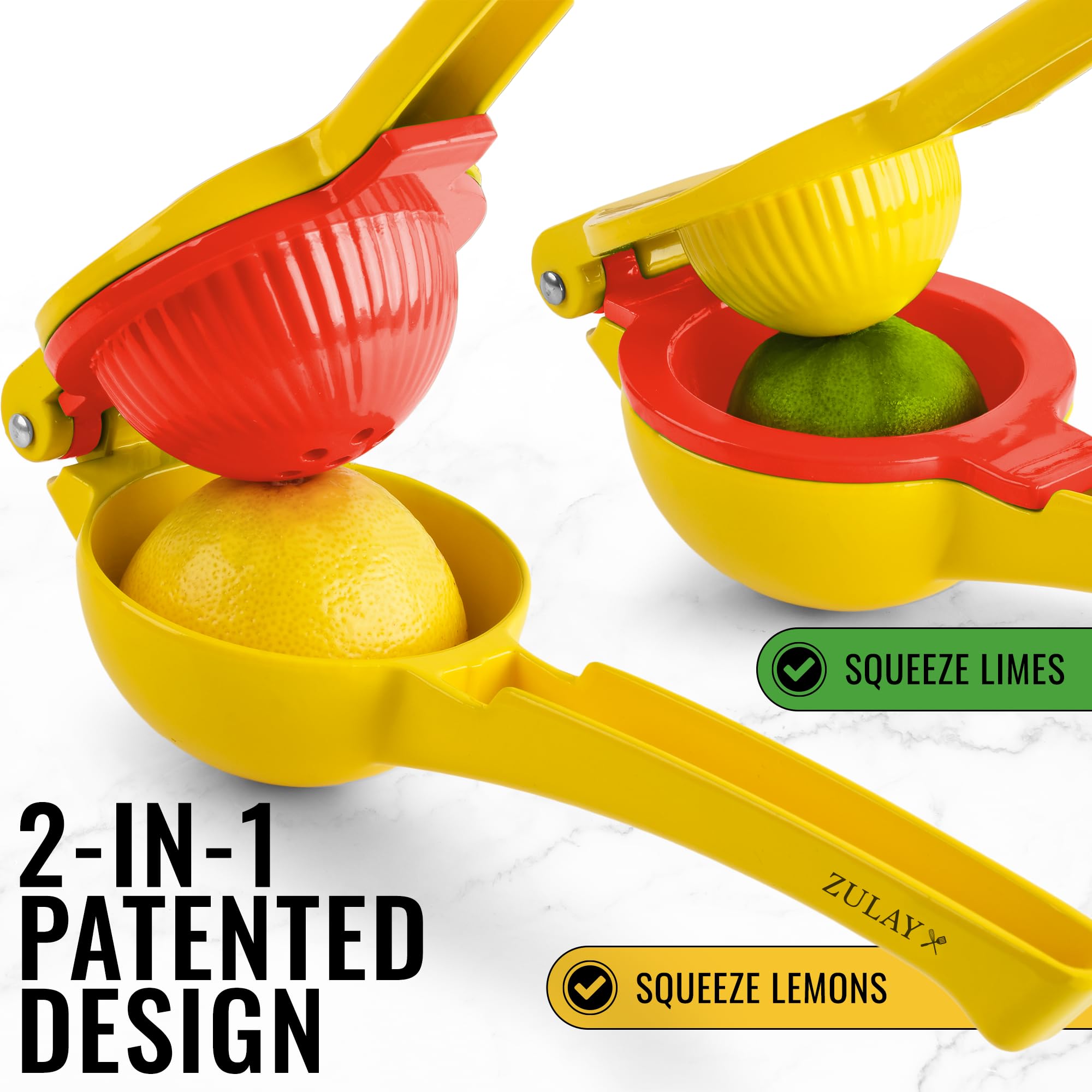 Foto 3 pulgar | Exprimidor de Limones Zulay Kitchen Metal 2 en 1 Manual - Venta Internacional