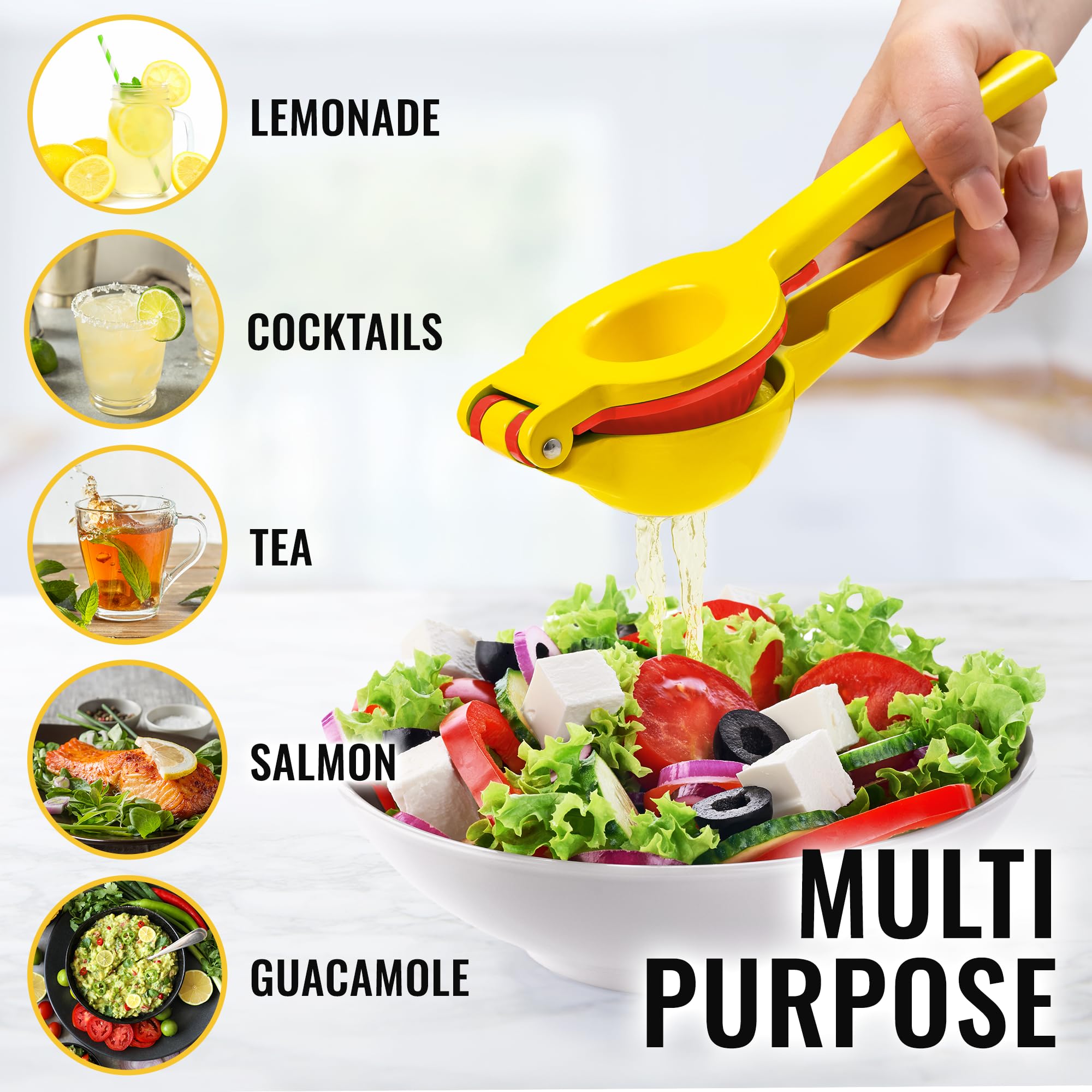 Foto 5 pulgar | Exprimidor de Limones Zulay Kitchen Metal 2 en 1 Manual - Venta Internacional