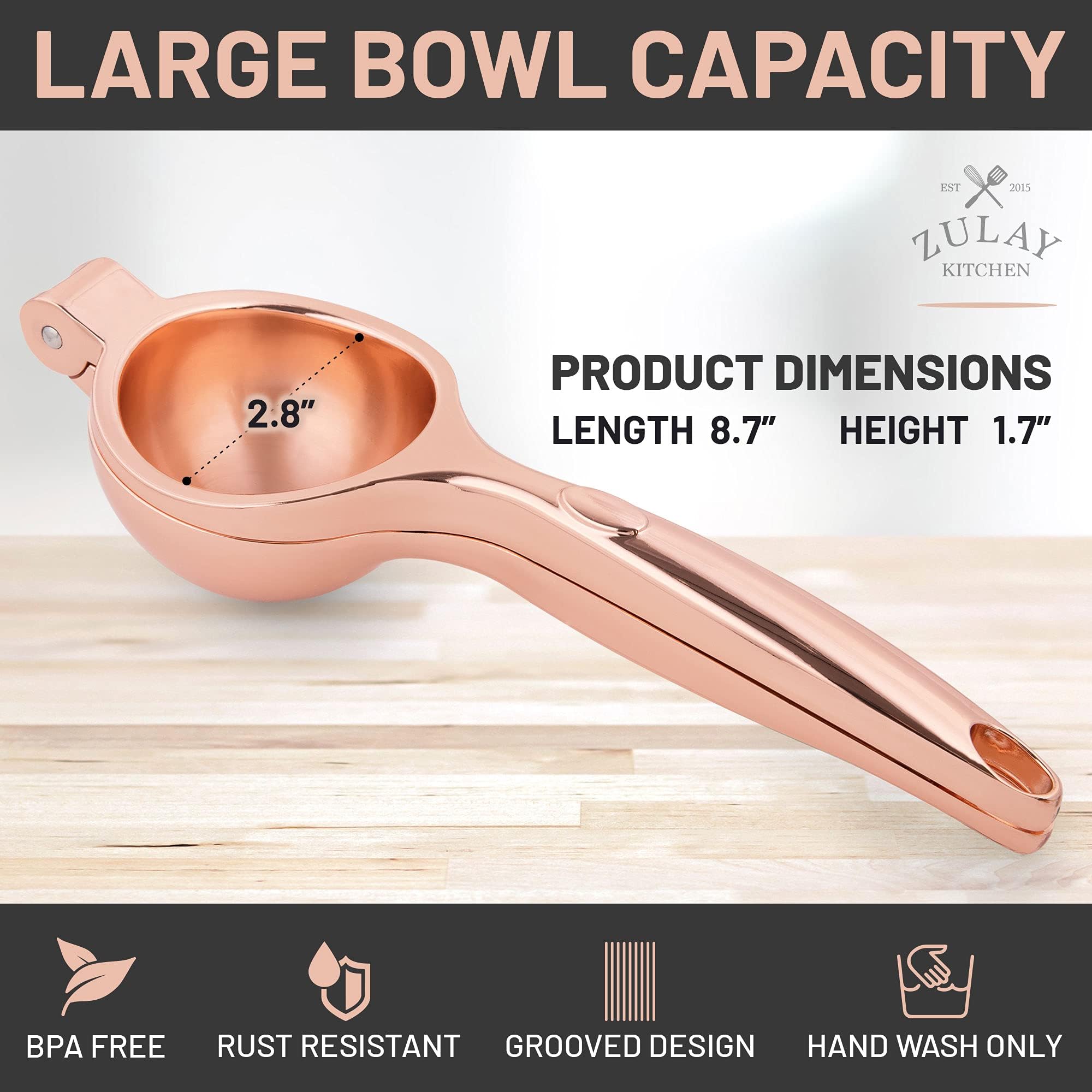 Foto 8 pulgar | Exprimidor de Limón Zulay Kitchen Oro Rosa - Venta Internacional