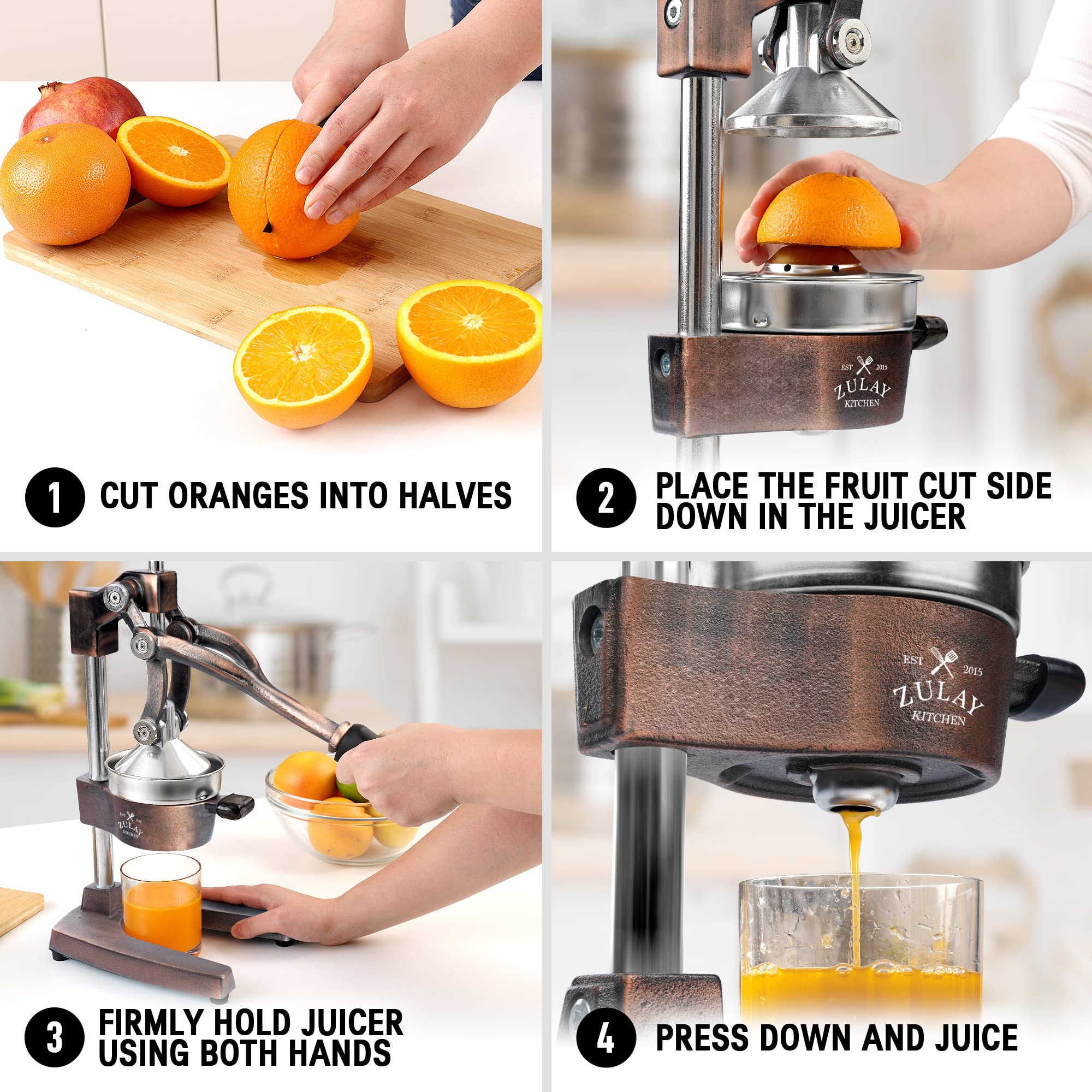 Foto 4 pulgar | Exprimidor Manual Zulay Kitchen para Jugos-Venta Internacional