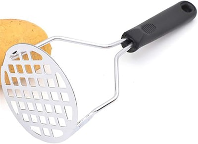 Foto 2 | Trituradora De Patatas Huoguo Mango Antideslizante De Acero Inoxidable De 25 Cm - Venta Internacional.