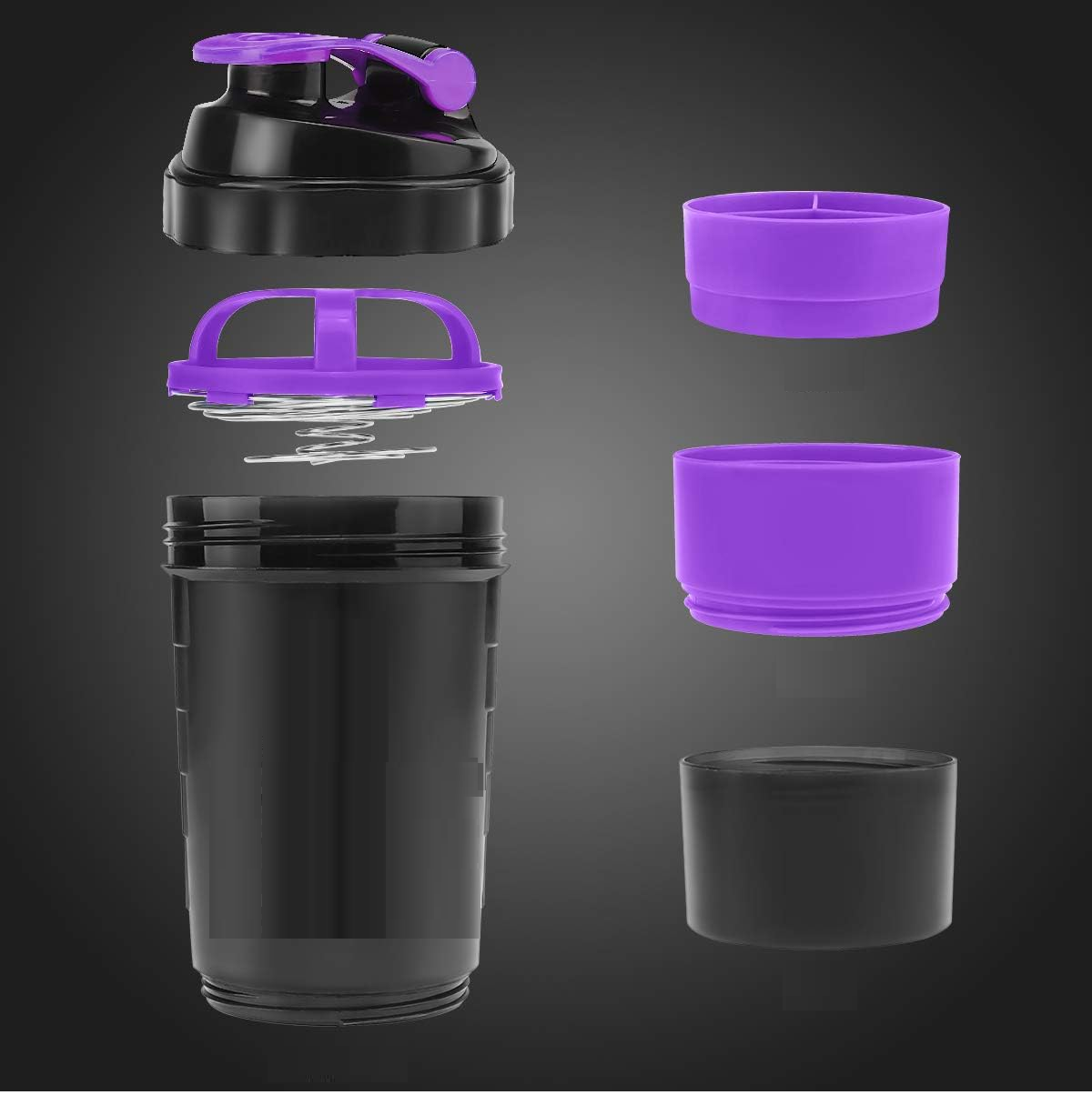 Foto 3 pulgar | Vaso Mezclador Shaker de Gimnasio Eo Safe Imports Esi-8242 color Púrpura