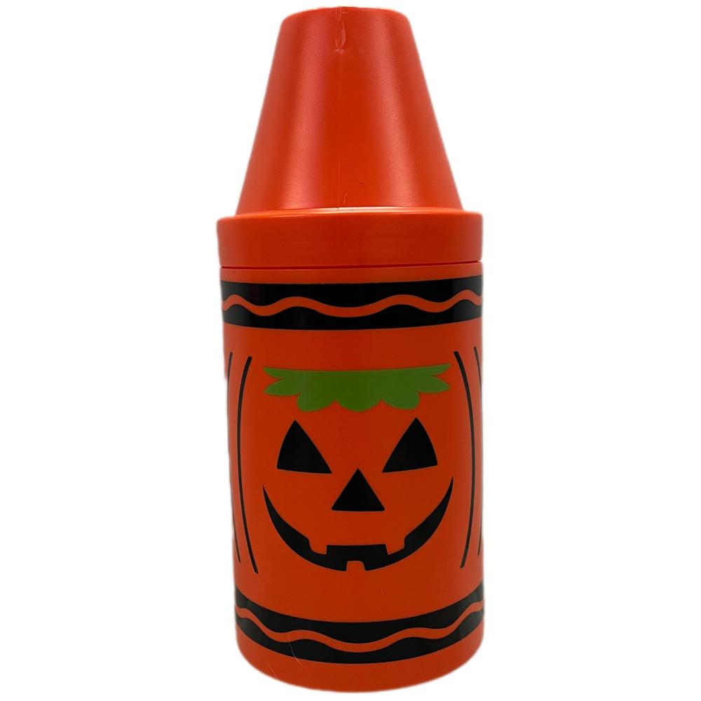 Maxi Crayola Botella Vaso Gigante Crayochela Halloween Pumpkin