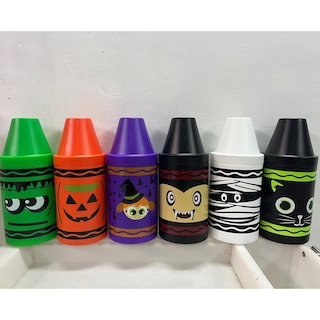 Foto 2 | Maxi Crayola Botella Vaso Gigante Crayochela Halloween Pumpkin