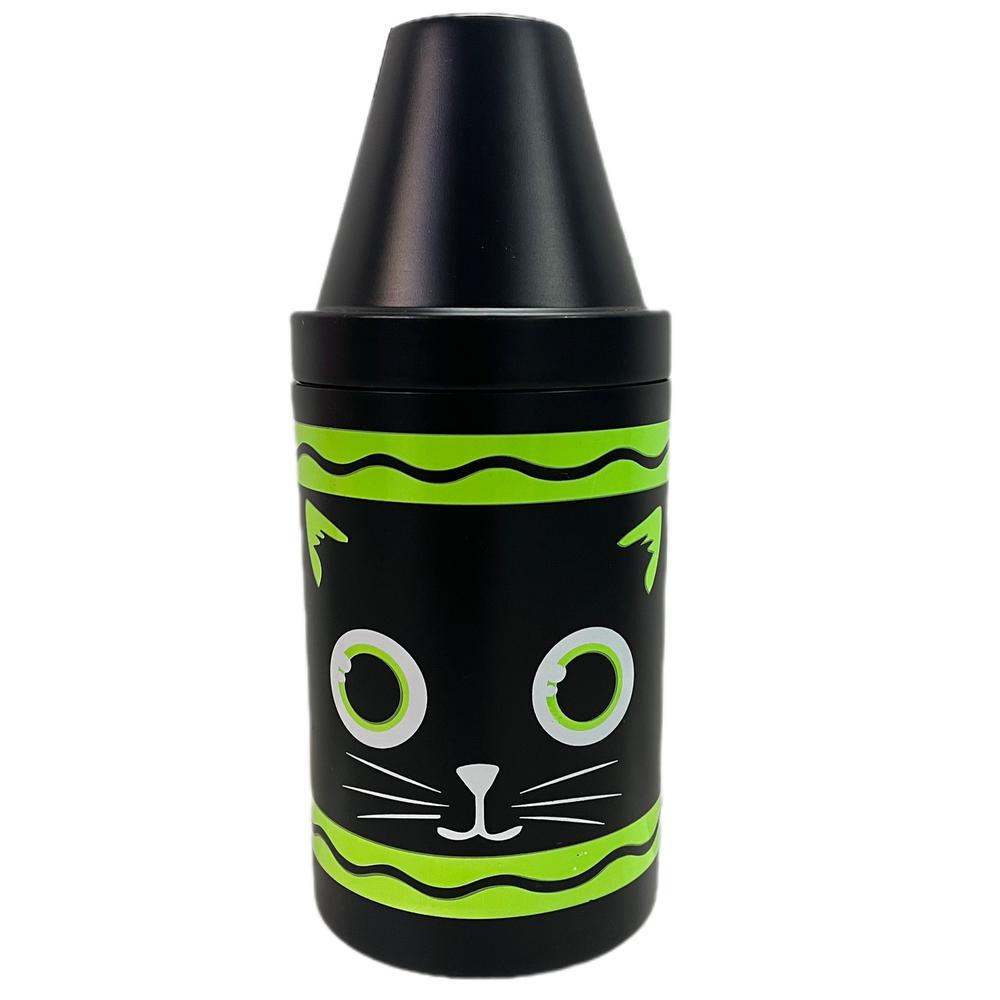 Maxi Crayola Botella Vaso Gigante Crayochela Halloween Gato