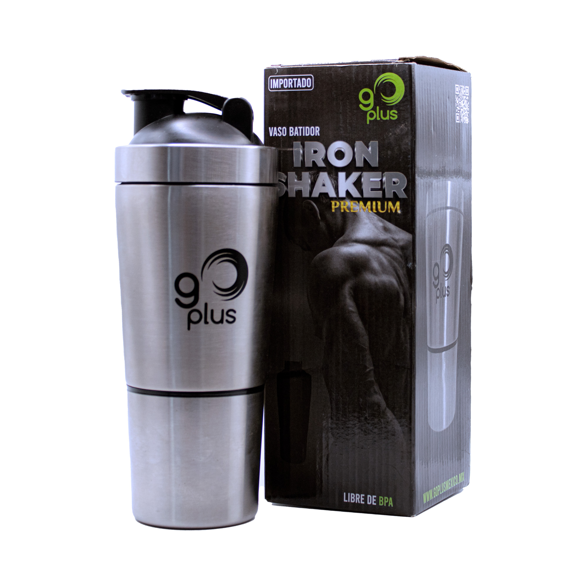 Foto 2 pulgar | Vaso Batidor Iron Shaker 750 ml Go Plus