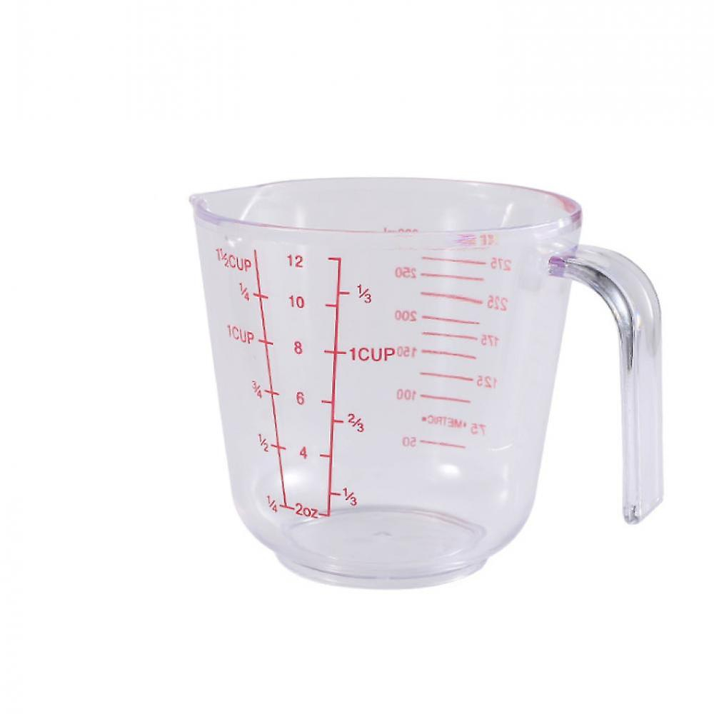 Foto 3 pulgar | Venta Internacional- Juego de Vasos Medidores Httn Transparentes de Plástico 300 ml y 600 ml 2 Piezas