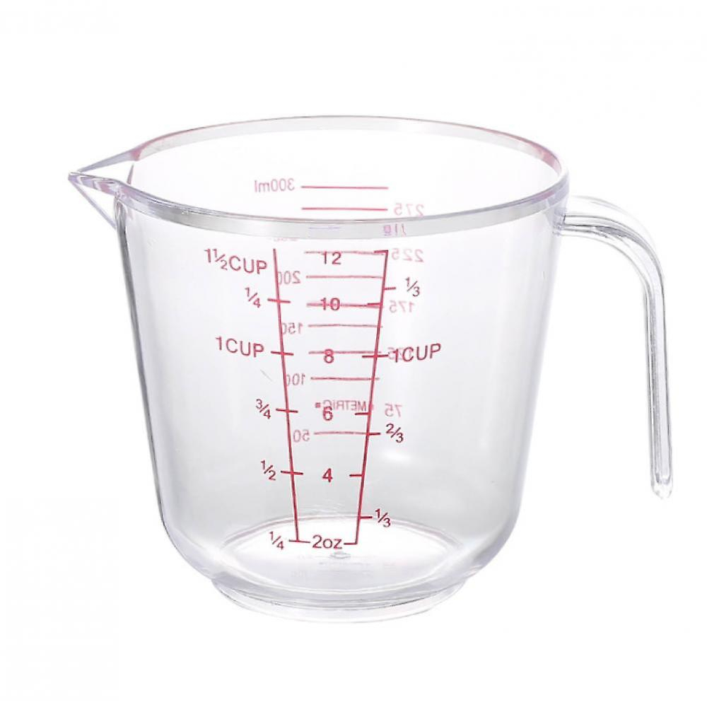 Foto 5 pulgar | Venta Internacional- Juego de Vasos Medidores Httn Transparentes de Plástico 300 ml y 600 ml 2 Piezas