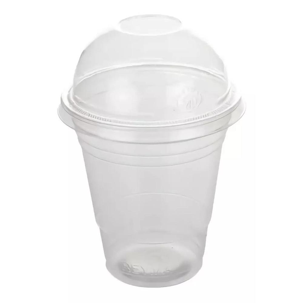 Foto 4 pulgar | Tapa Domo para Vaso Transparente de 10 12 y 16 Oz Kanogo Green con 1000 Piezas