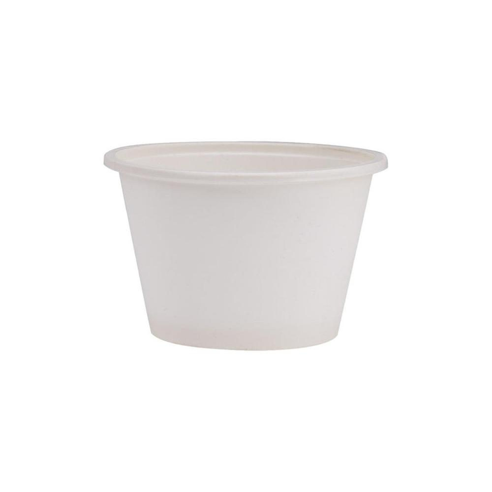 Soufflé Kanogo Green 4oz con Tapa 1250 Piezas Desechable Biodegradable