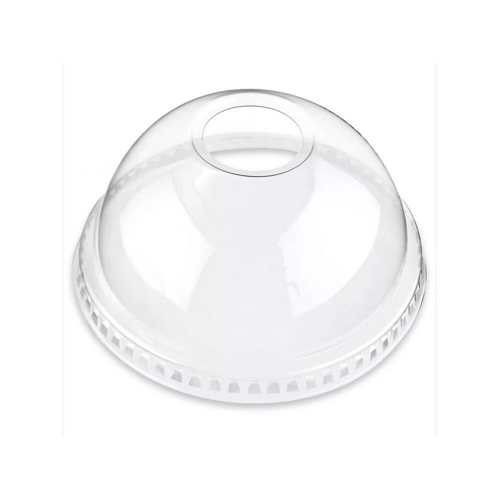 Tapa Domo De Pla Para Vaso Transparente De 10, 12 Y 16 Oz Con 500 Pz