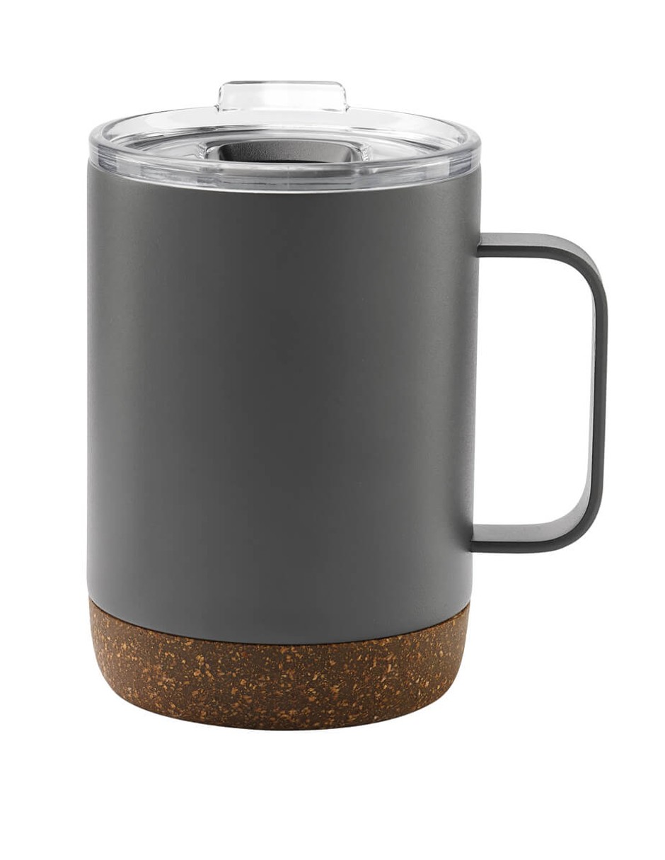 Foto 2 | Taza Doble Pared Base De Corcho Gris