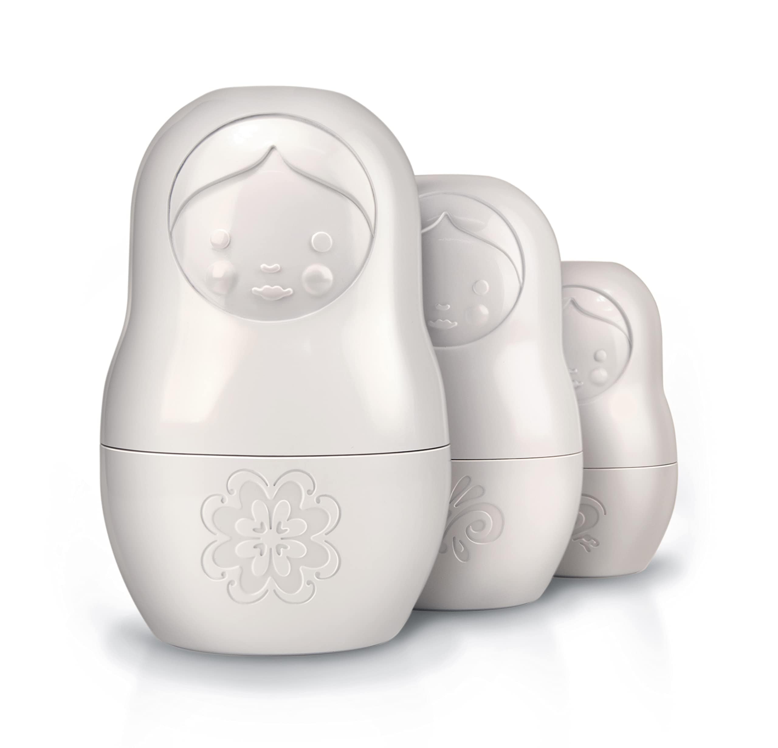 Juego de 6 Tazas Medidoras Genuine Fred Matryoshka color Blanco - Venta Internacional $525